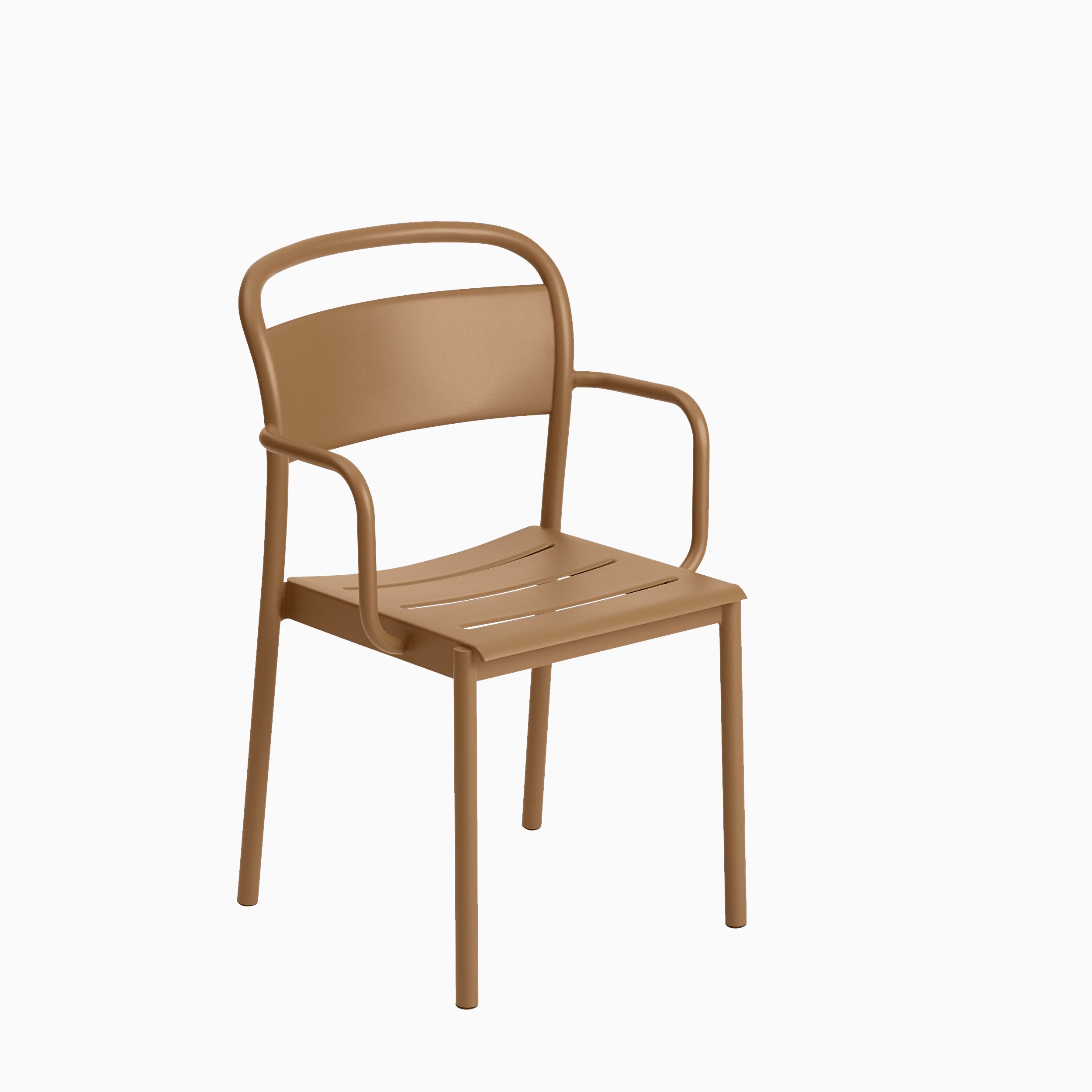 Muuto Linear Steel Armchair Burnt Orange