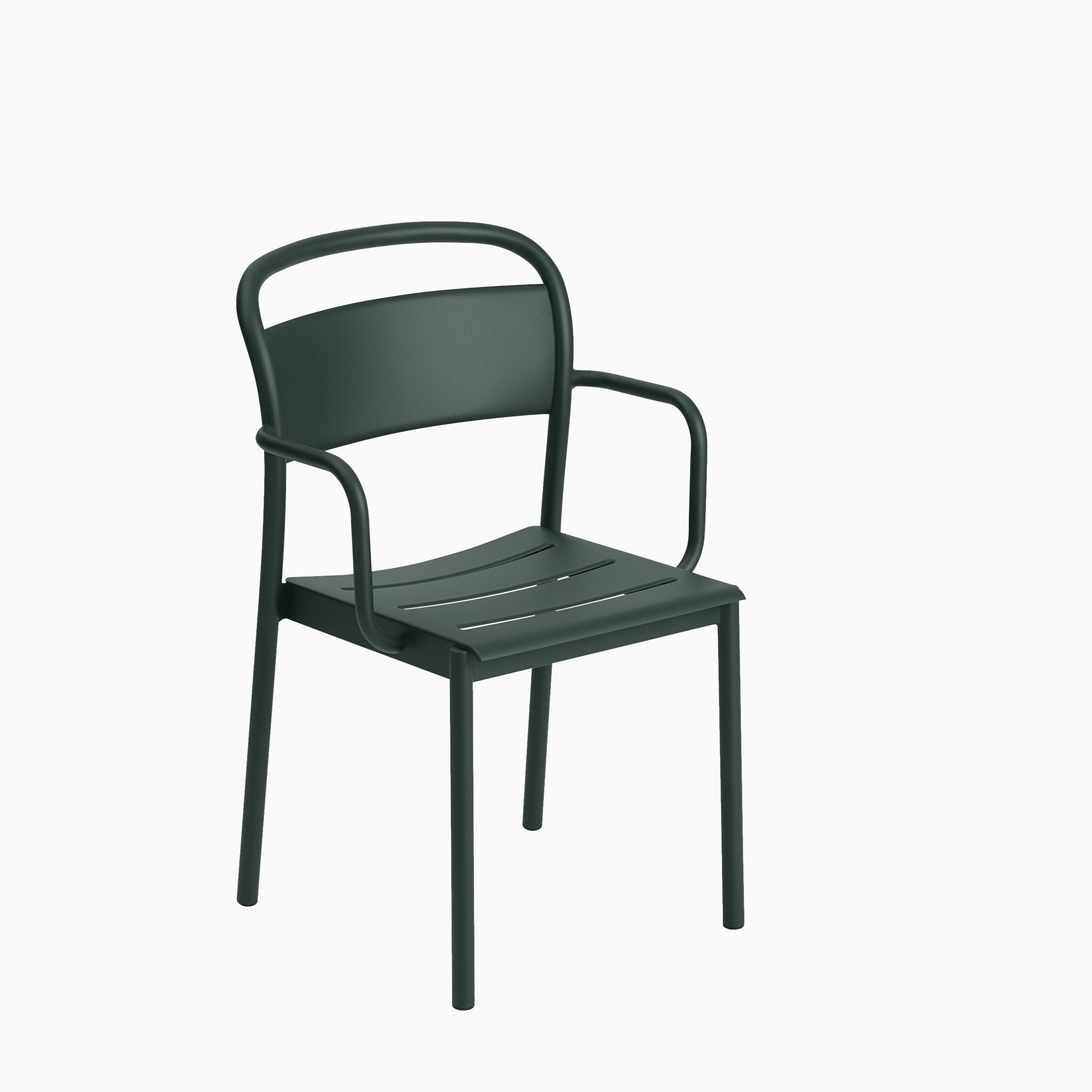 Muuto Linear Steel Armchair Dark Green