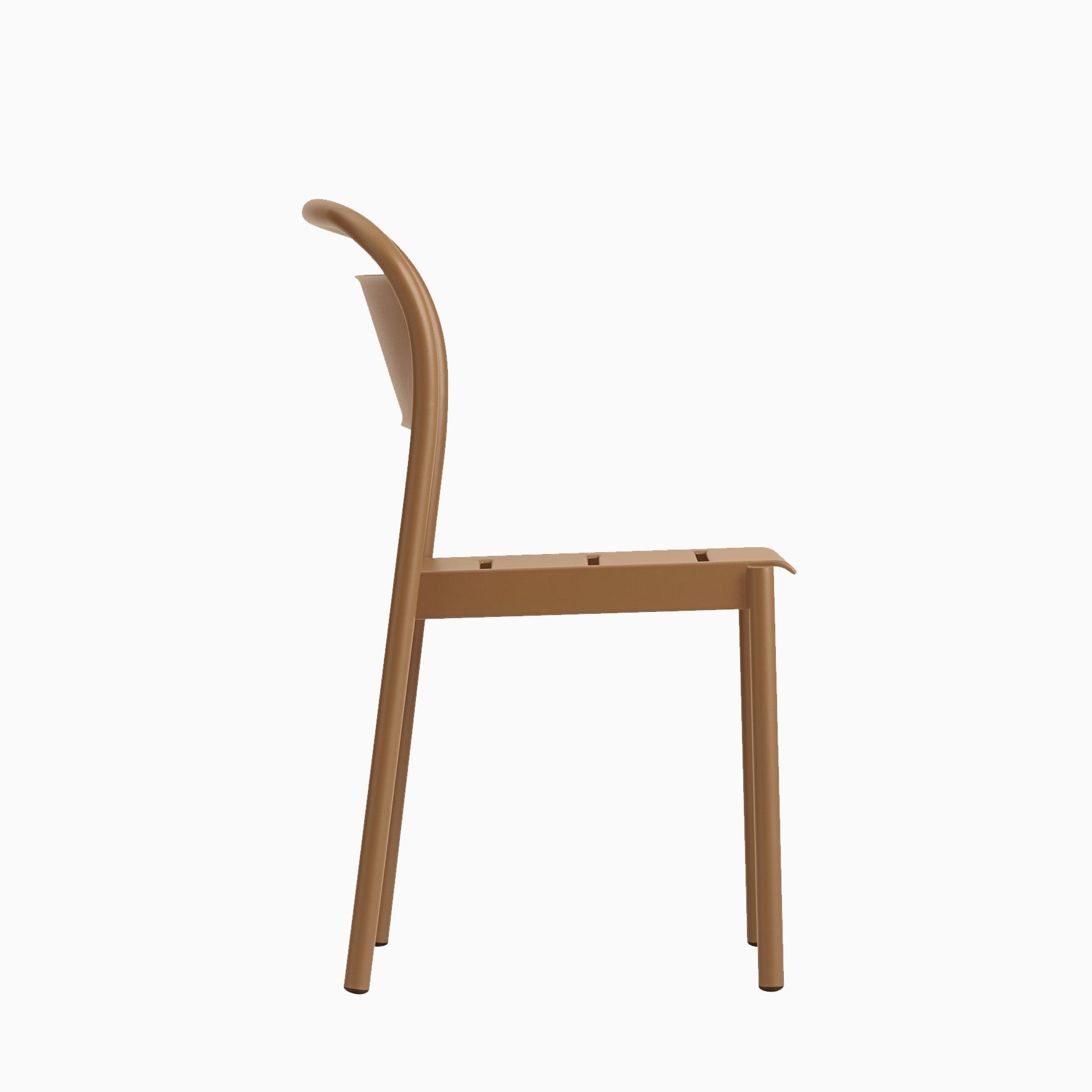 Muuto Linear Side Chair Burnt Orange
