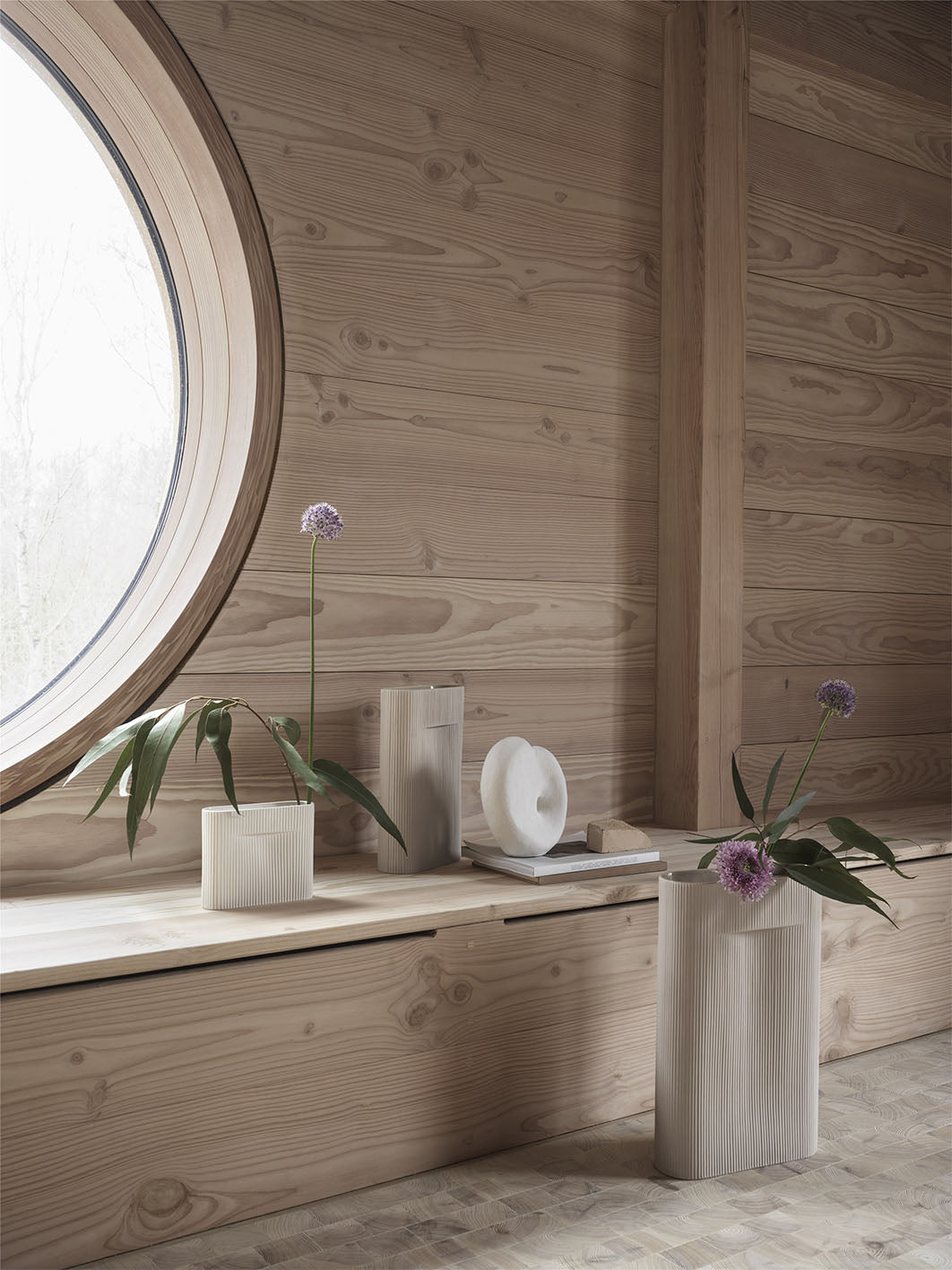 Muuto Ridge Vase 16.6cm Off White