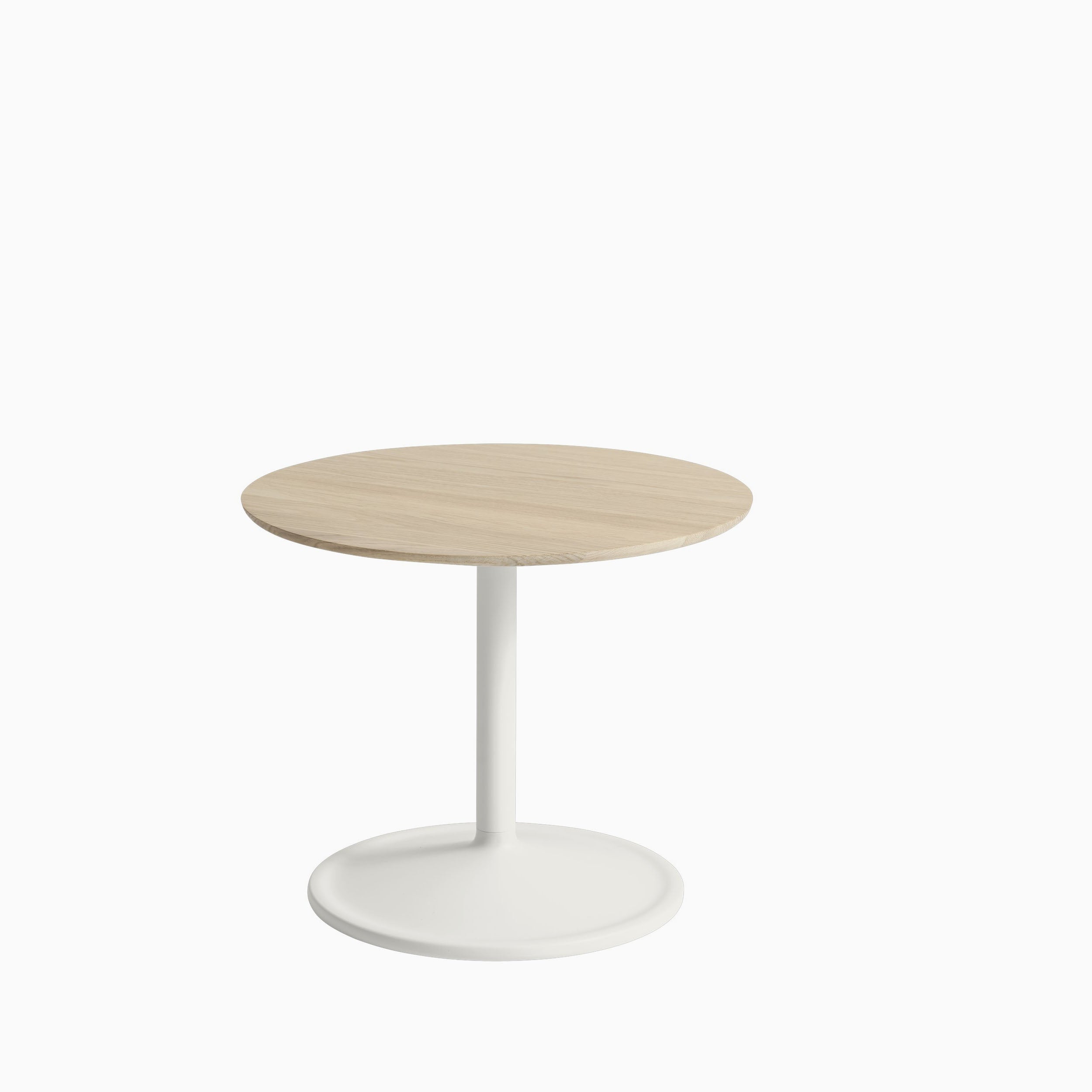 Muuto Soft Side Table H40cm Solid Oak Off WHite