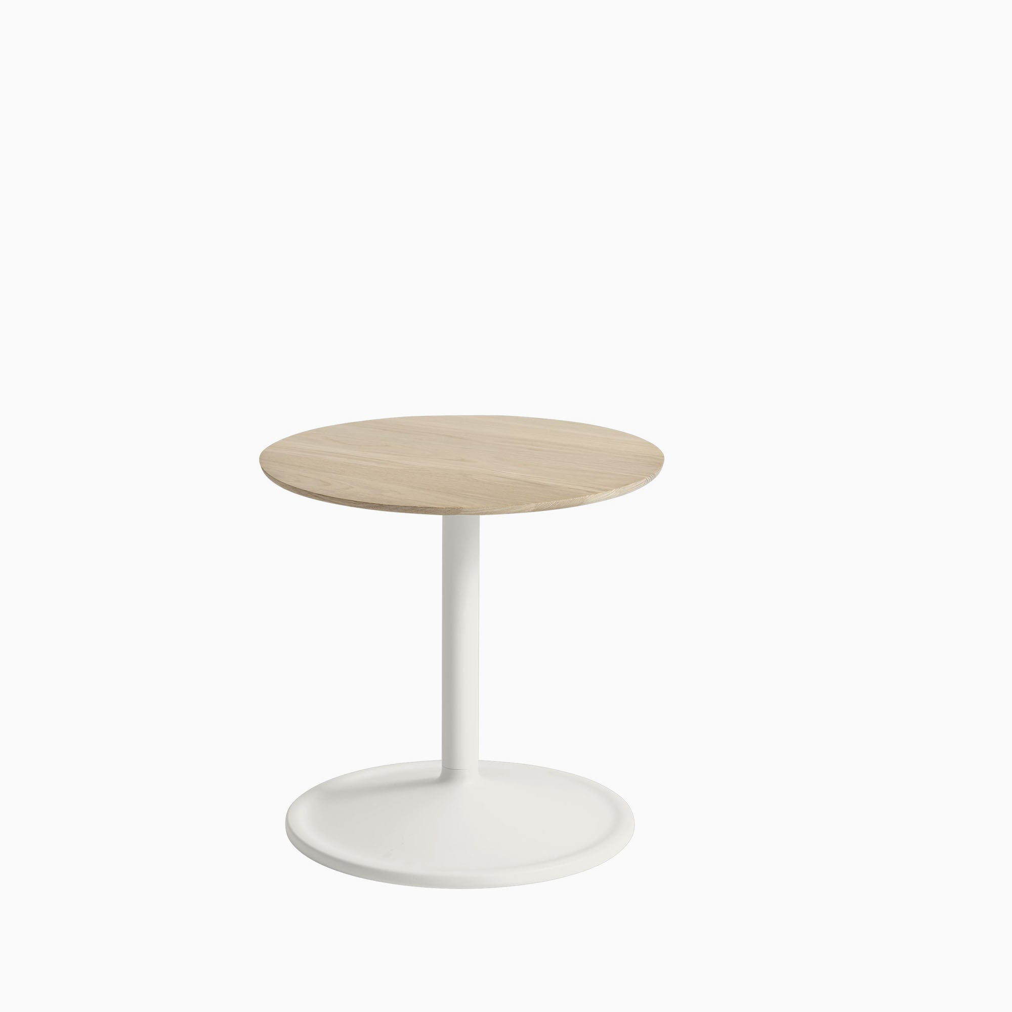 Muuto Soft Side Table H40cm Solid Oak Off White