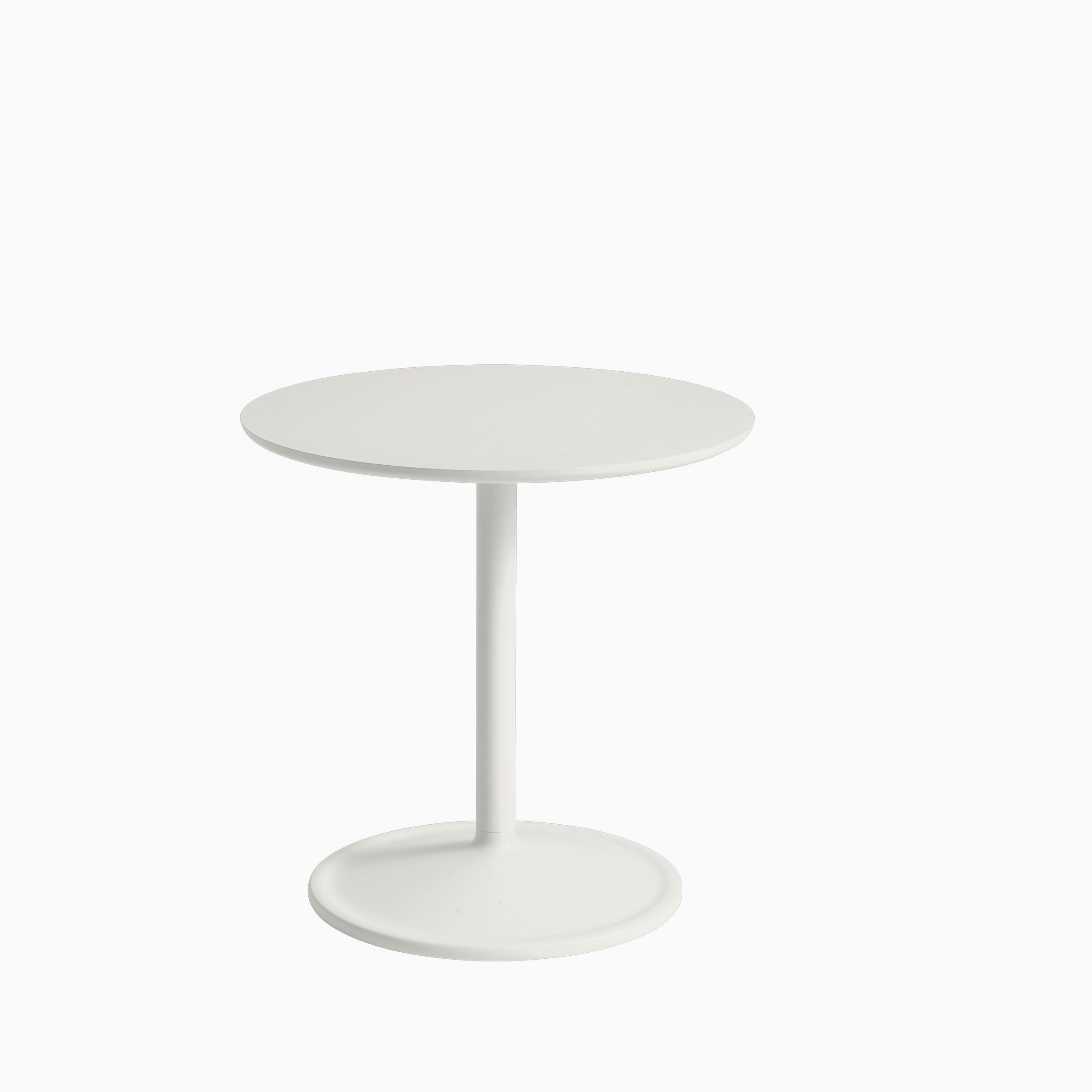 Muuto Soft Side Table H48cm D48cm Off White