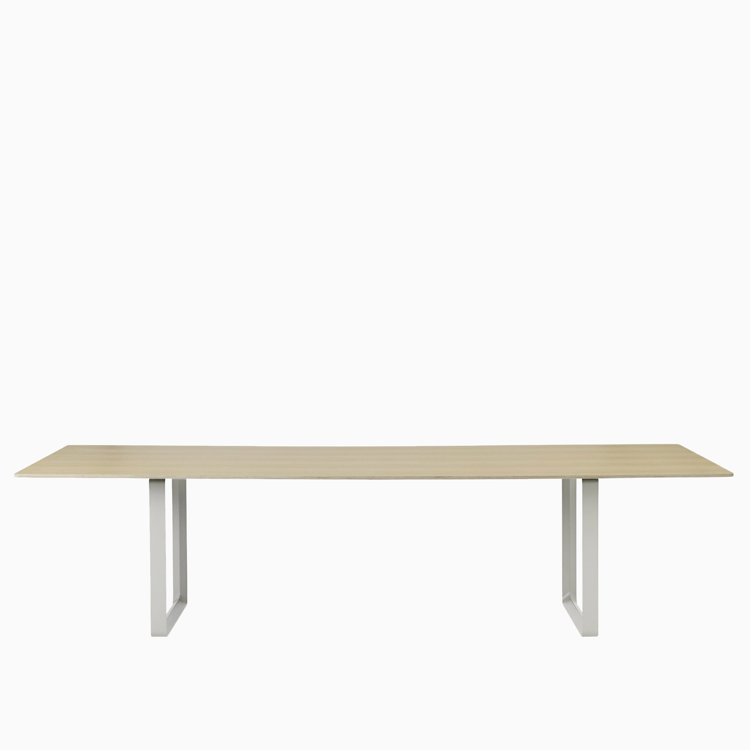 Muuto 70/70 Table 295cm Oak Top Grey Legs