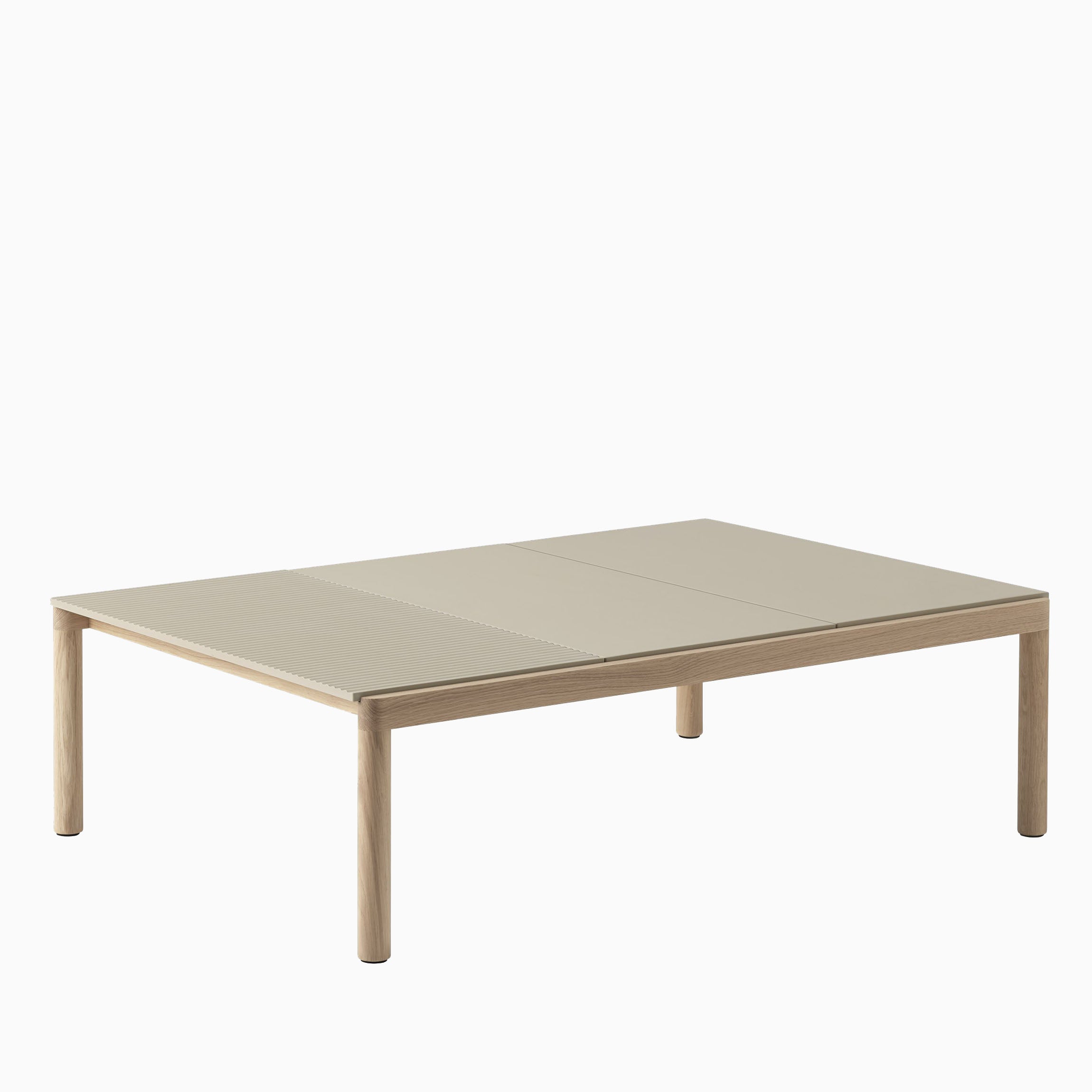 Muuto Couple Table 3 Plain Sand Oiled Oak