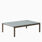 Muuto Couple Table 3 Plain Pale Blue Dark Oiled Oak