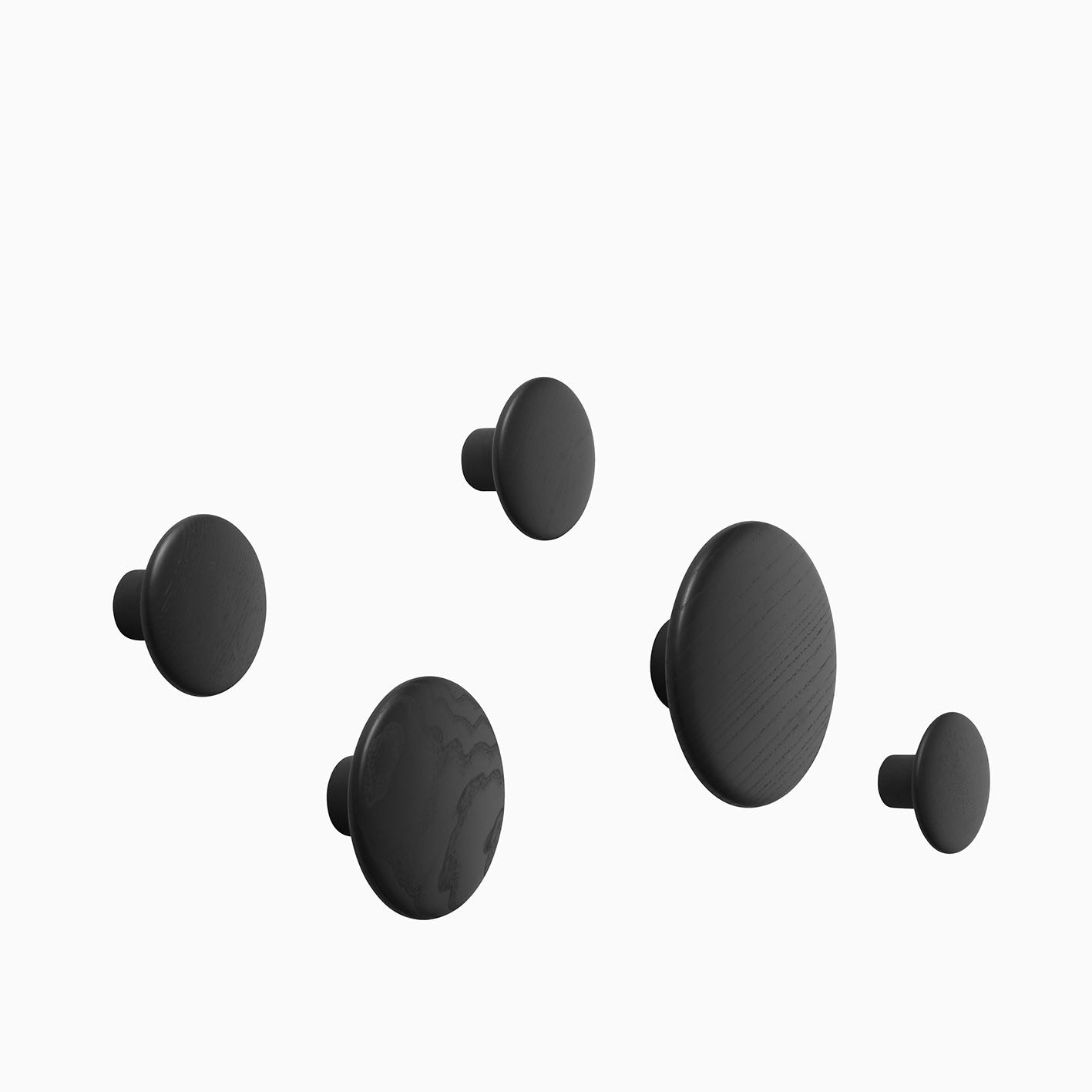 Muuto Dots Black Set of 5