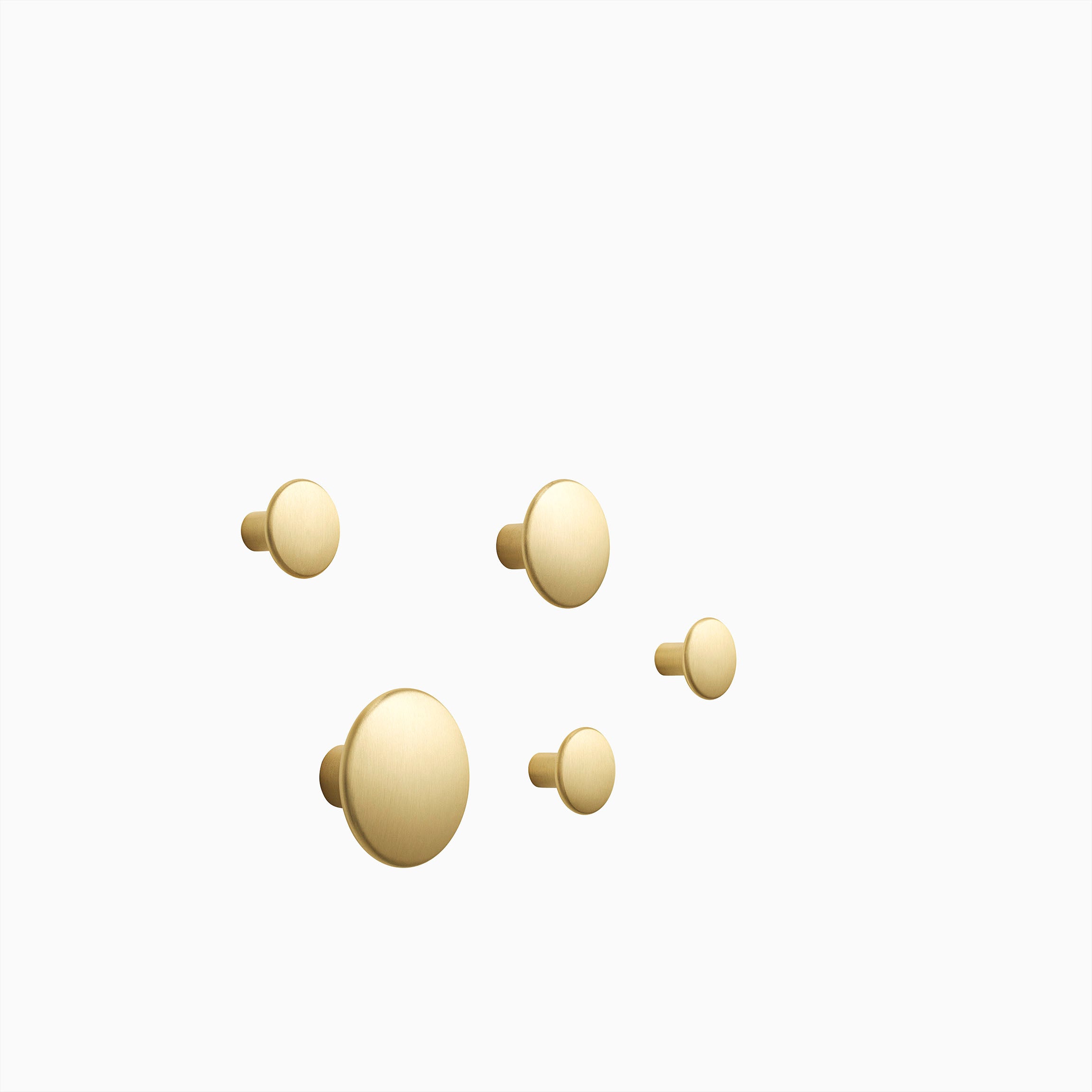 Muuto The Dots Brass Set of 5