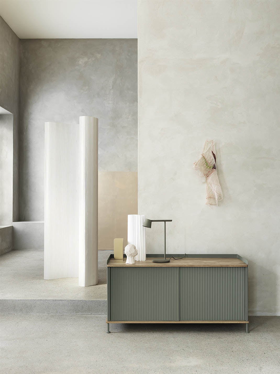 Muuto Enfold Sideboard Low Dusty Green
