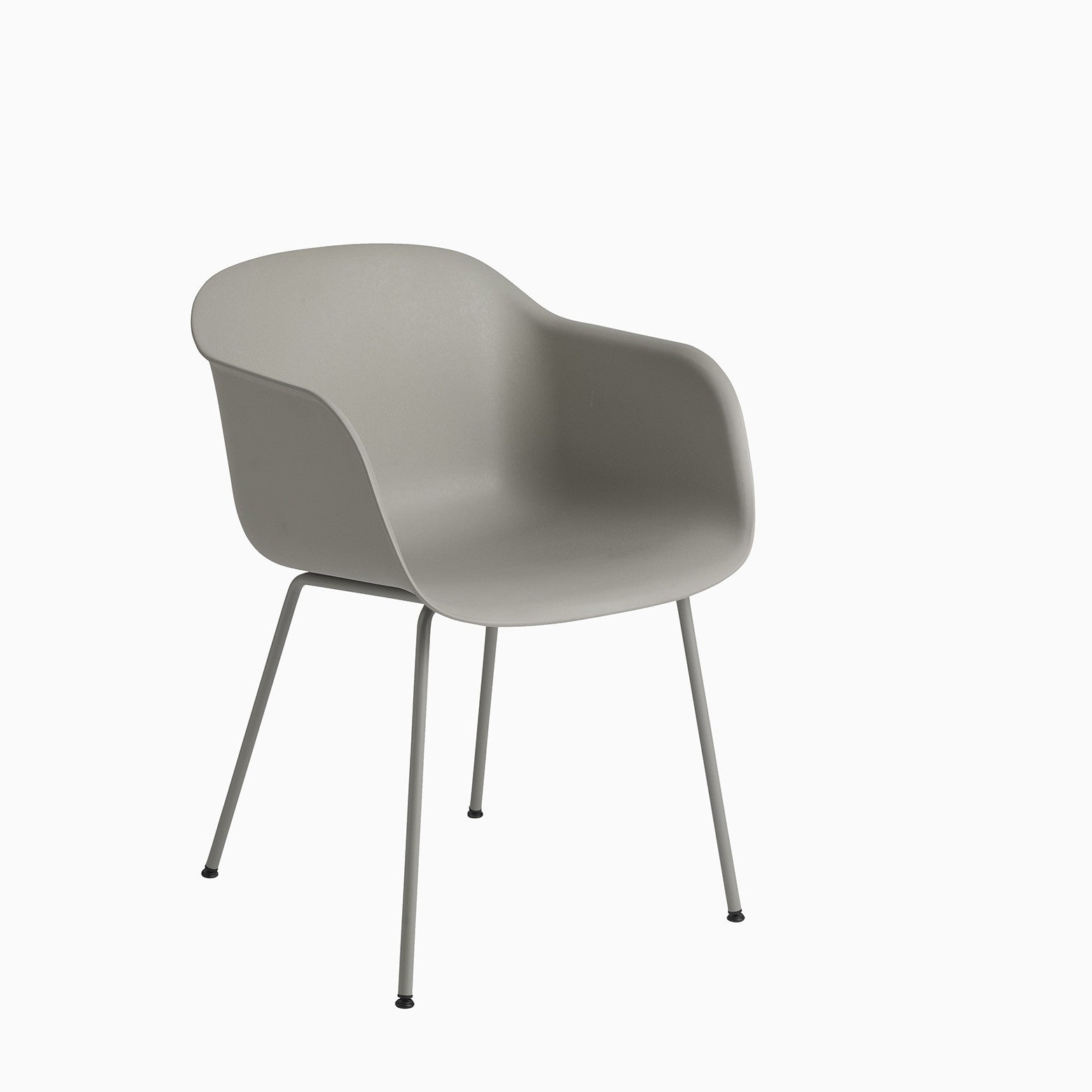 Muuto Fiber Armchair Tube Base Grey