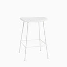 Muuto Fiber Bar Stool Tube Base White