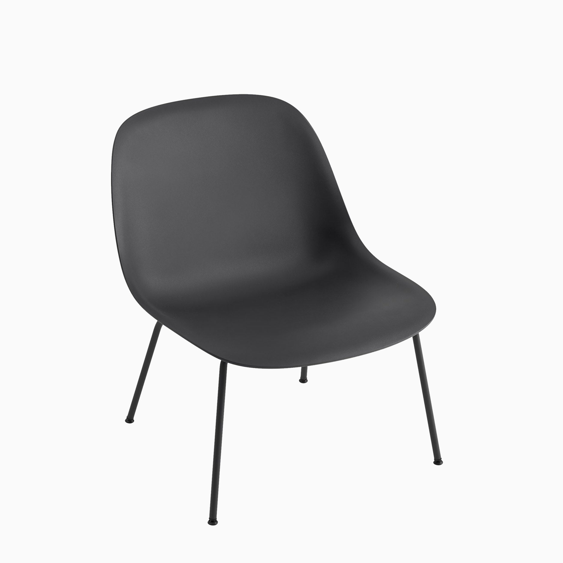 Muuto Fiber Lounge Tube Base Black