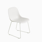 Muuto Fiber Side Chair Sled Base White