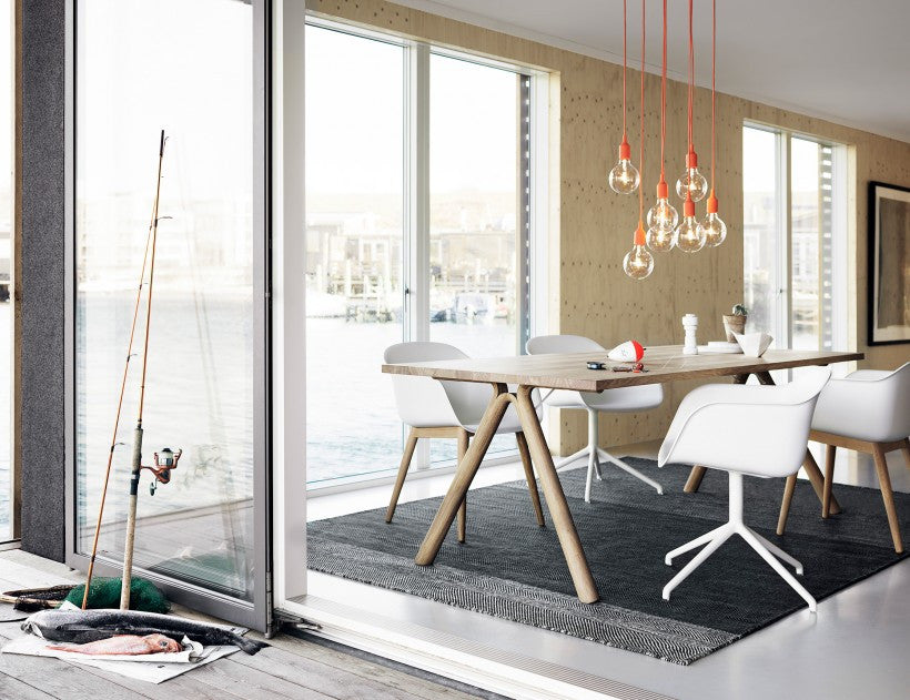 Muuto Fiber Armchair Wood Base