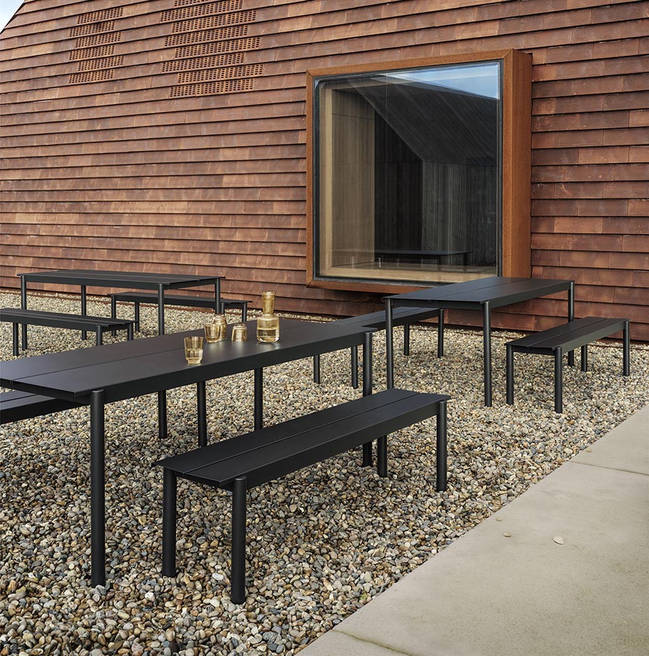 Muuto Linear Steel Bench – Arrival Hall