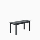 Muuto Linear Steel Bench 110cm Black