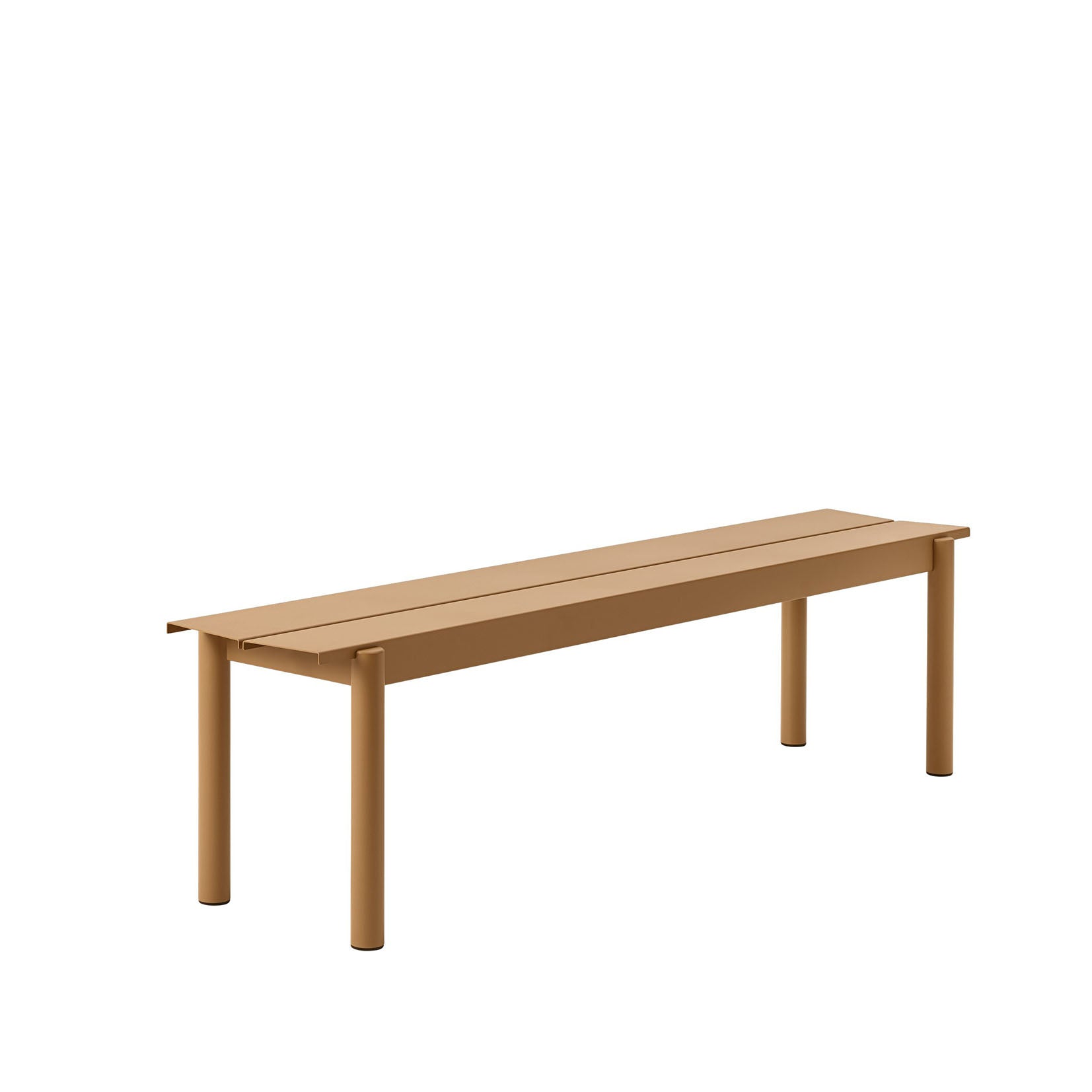 Muuto Linear Steel Bench 170cm Burnt Orange