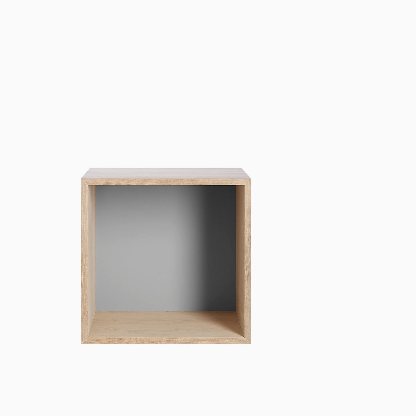 Muuto Mini Stacked Medium Ash with Grey Backboard