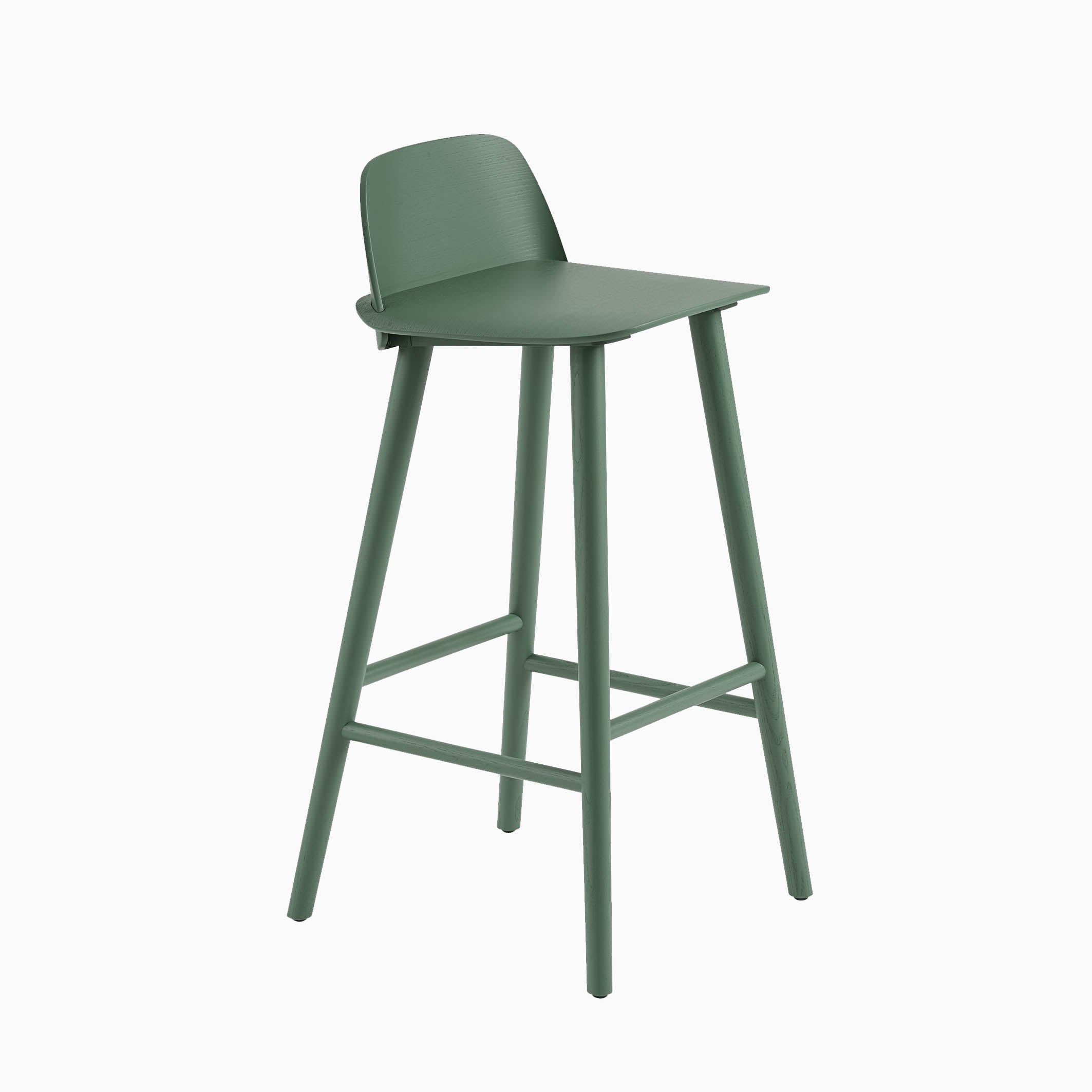 Muuto Nerd Bar Stool Green