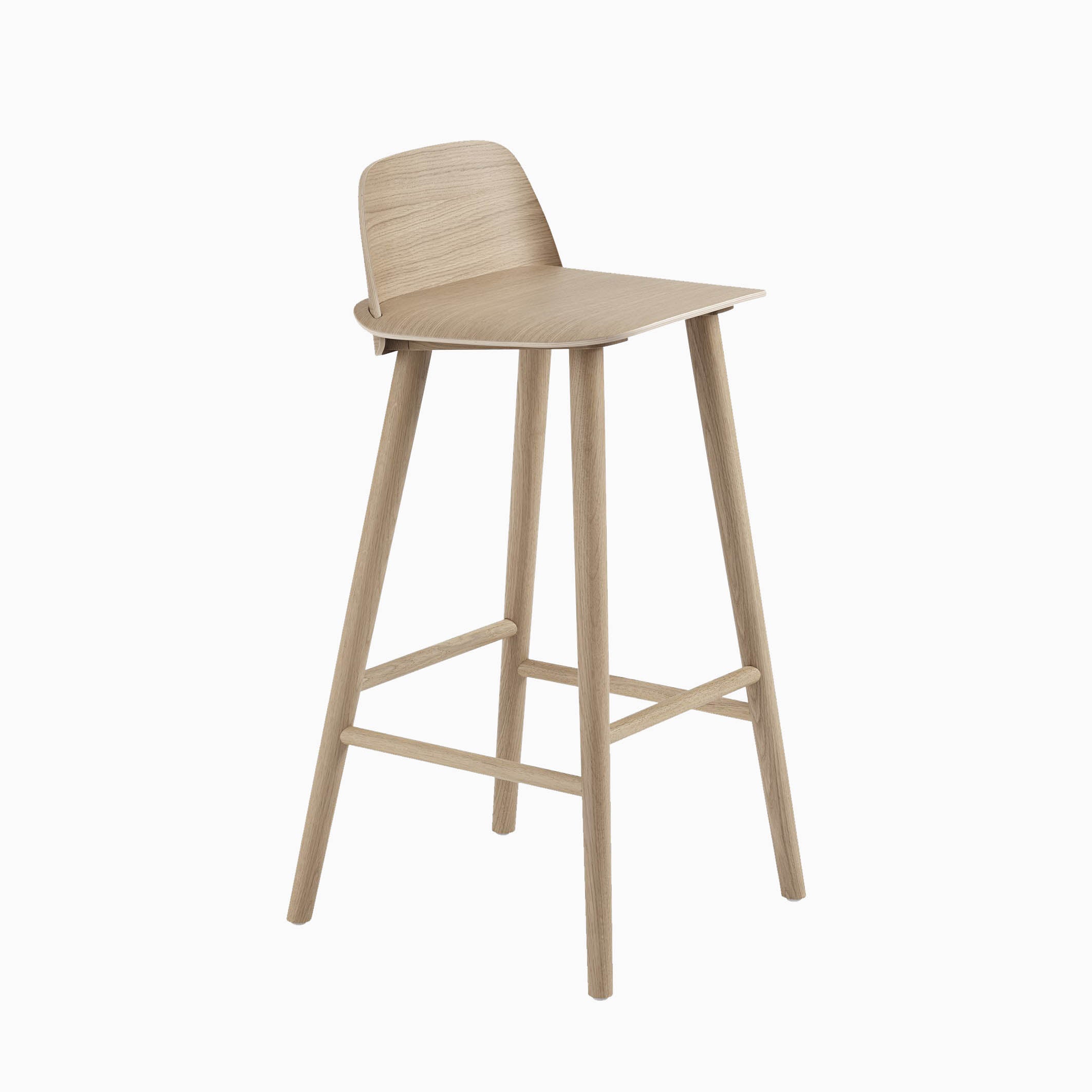 Muuto Nerd Bar Stool Oak
