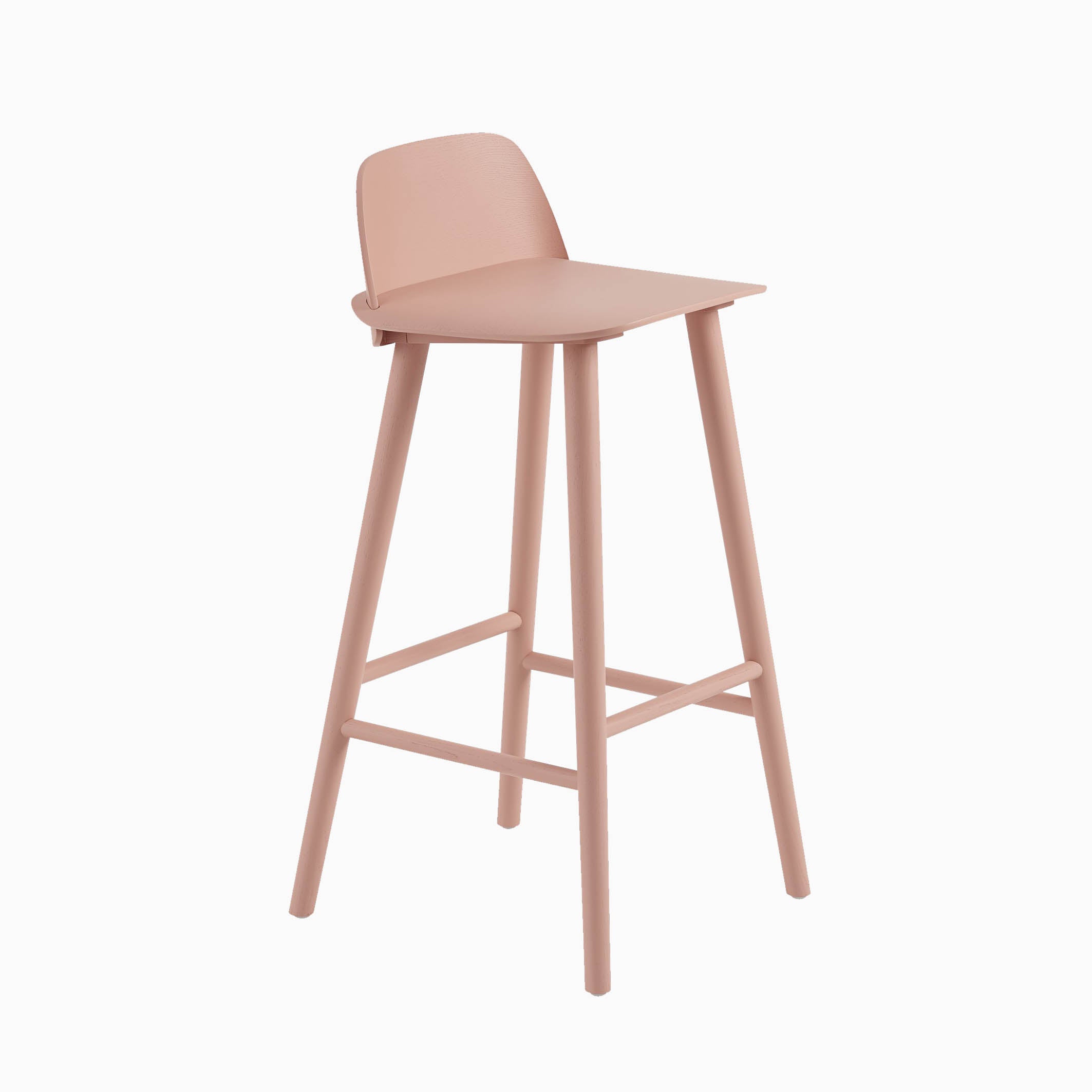 Muuto Nerd Bar Stool Tan Rose