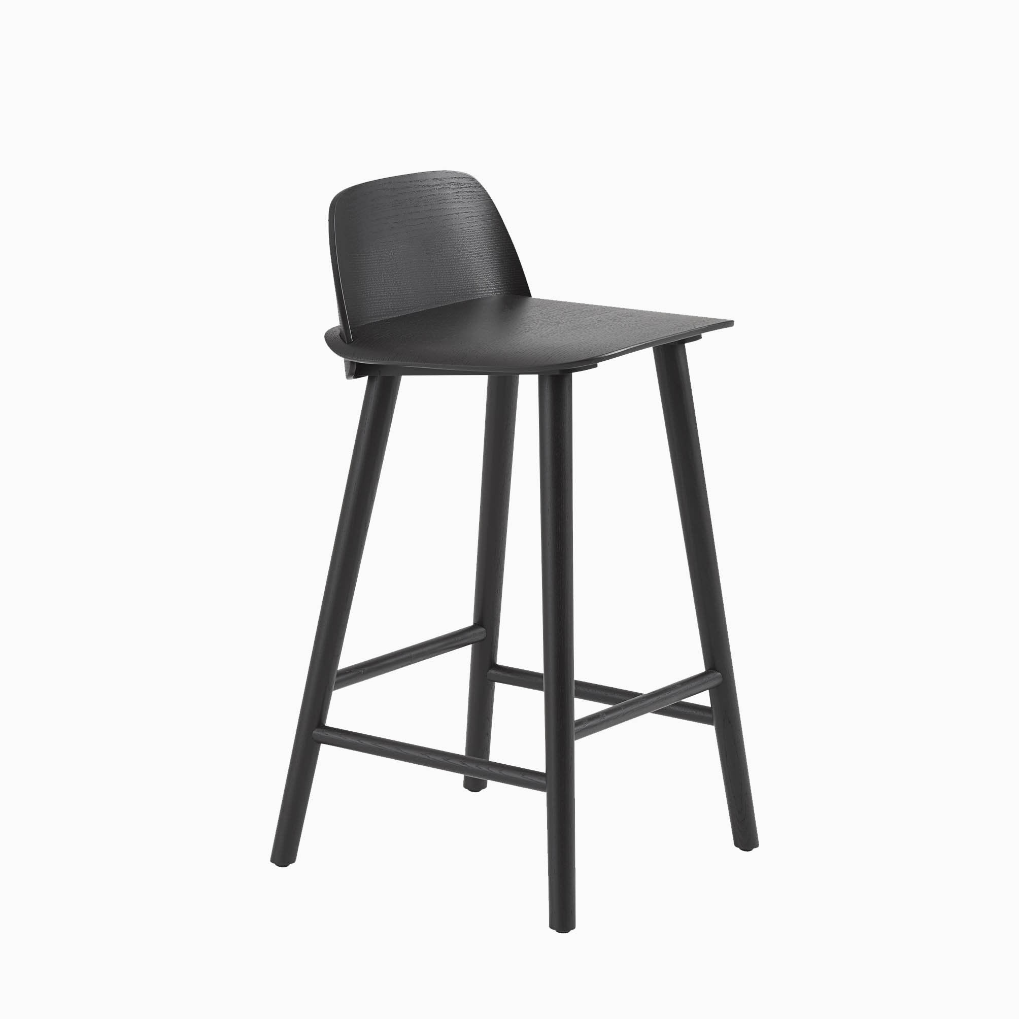 Muuto Nerd Counter Stool Black