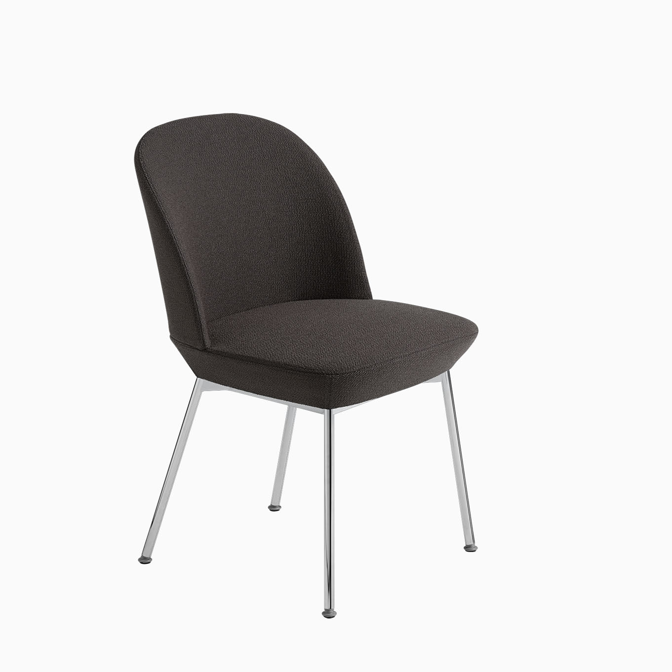 Muuto Oslo Side Chair Ocean 50 Chrome Legs