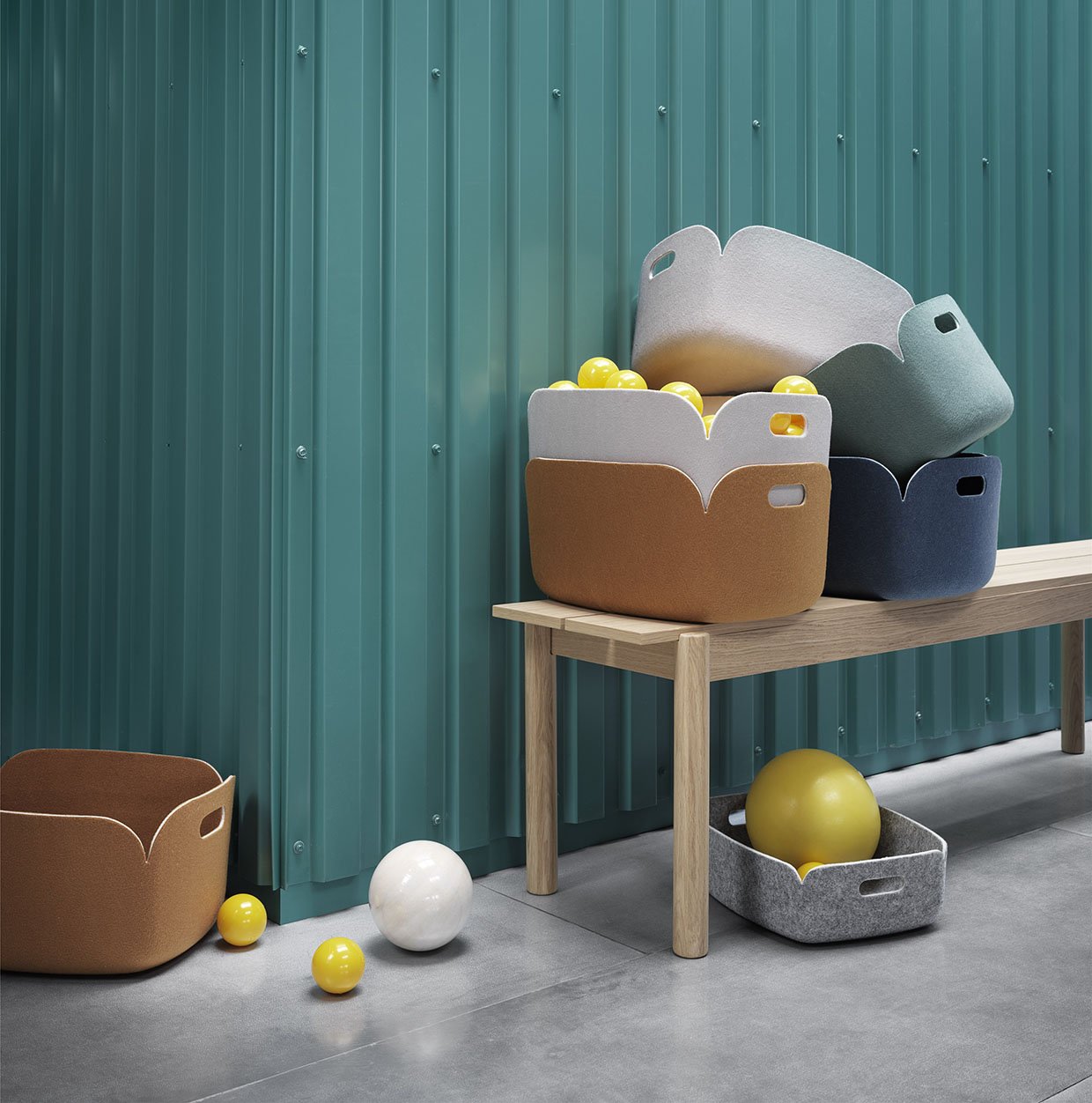 Muuto Restore Basket Burnt Orange