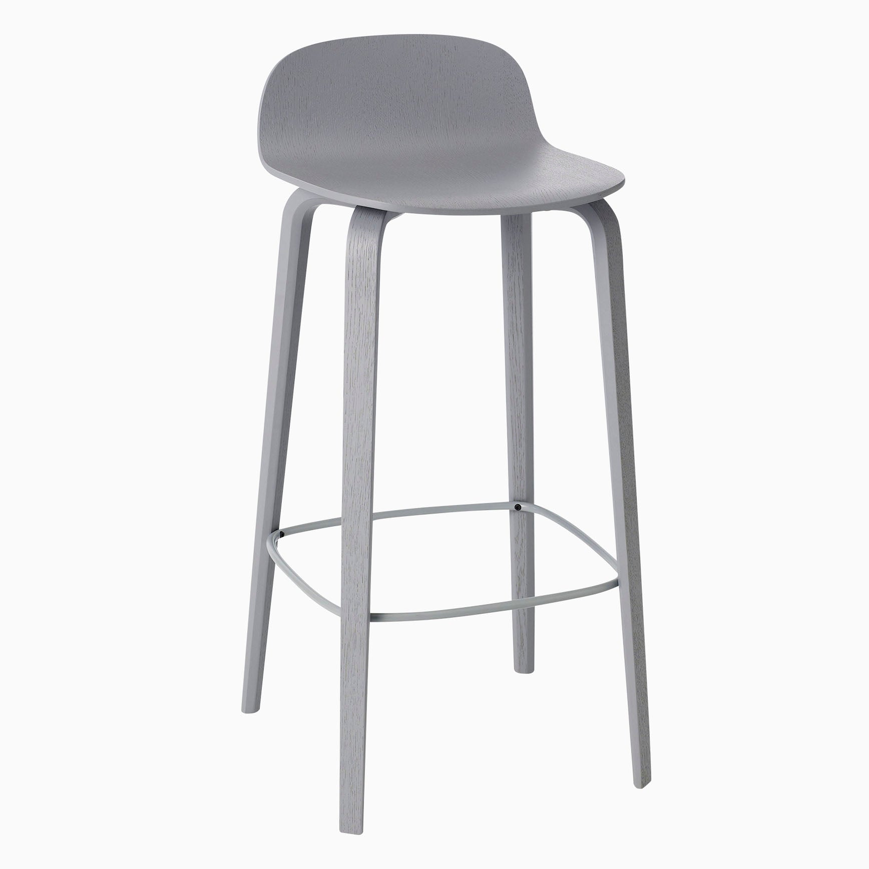 Muuto Visu Bar Stool 75cm Grey