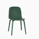 Muuto Visu Chair Wood Base Green