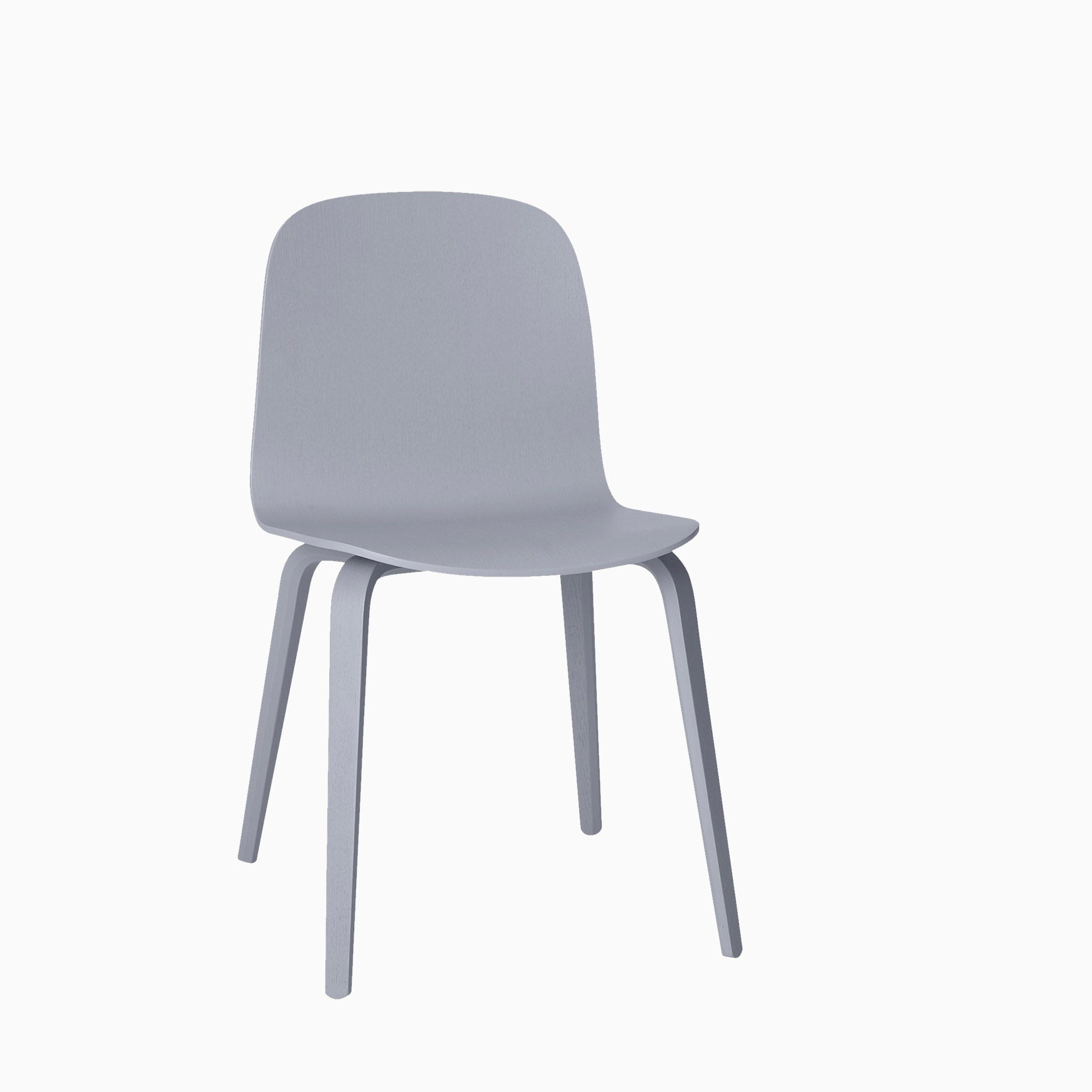 Muuto Visu Chair Wood Base Grey