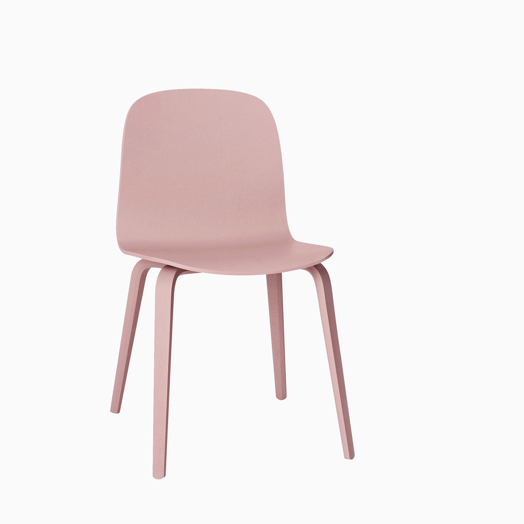Muuto Visu Chair Wood Base Rose