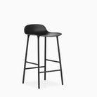 Normann Copenhagen Form Bar Stool 65cm Steel Black