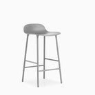 Normann Copenhagen Form Bar Stool 65cm Steel Grey