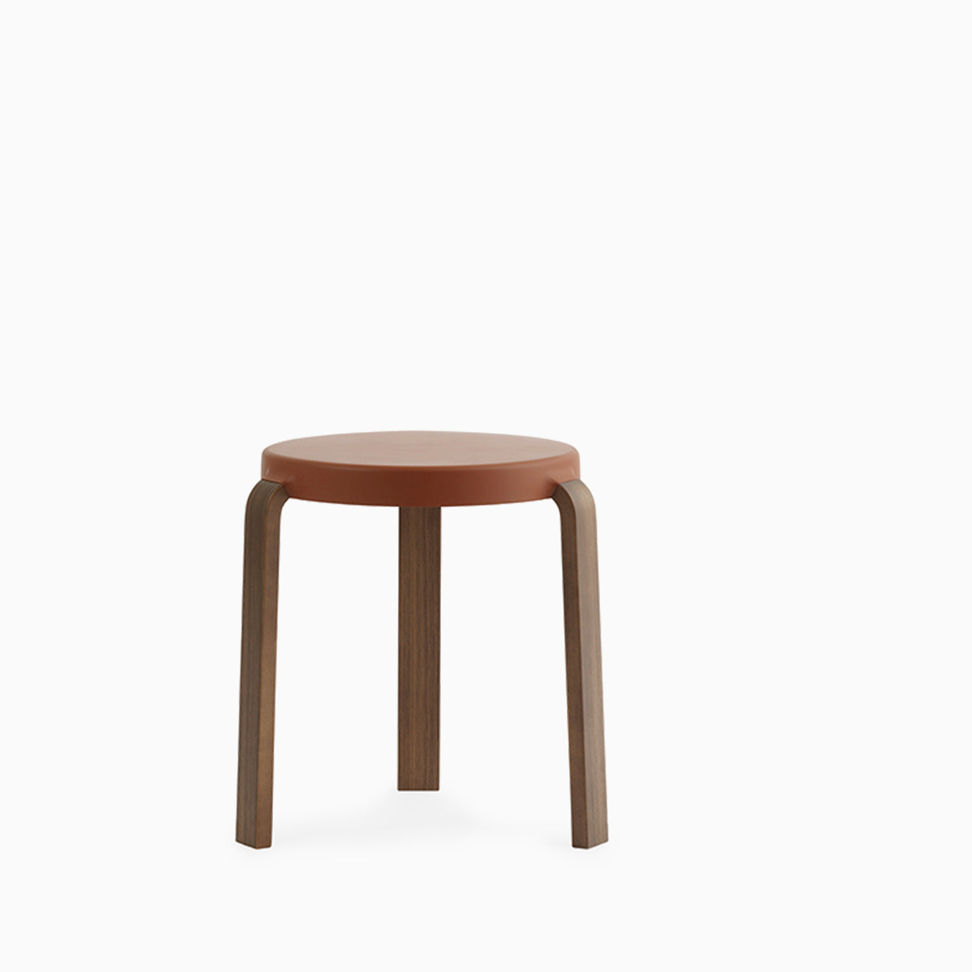 Normann Copenhagen Tap stool Caramel Walnut