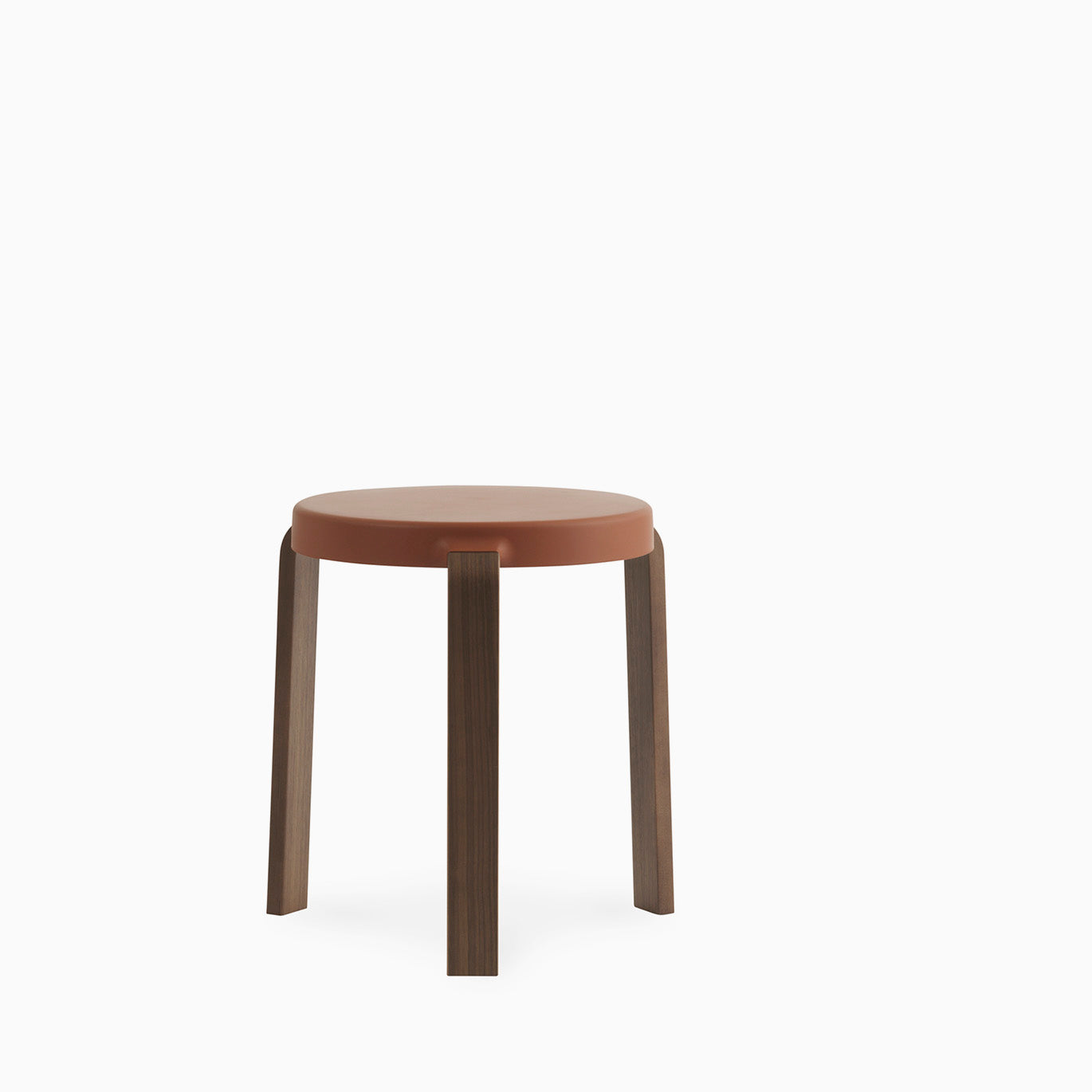 Normann Copenhagen Tap stool Caramel Walnut