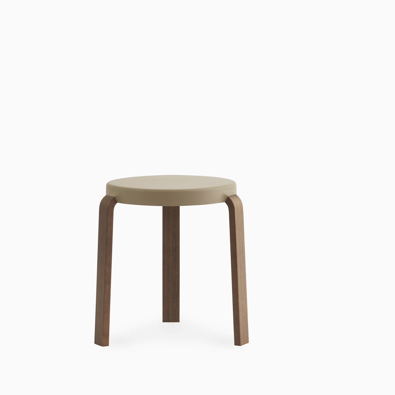 Normann Copenhagen Tap Stool Sand Walnut