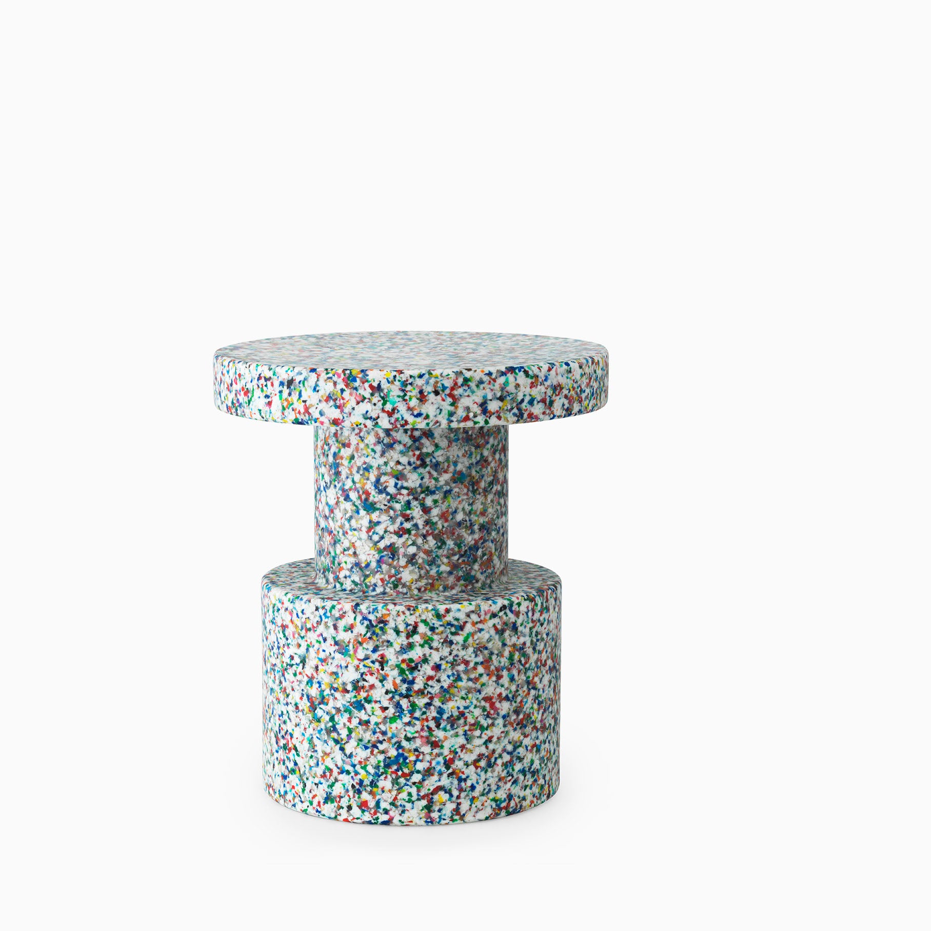 Normann Copenhagen Bit Stool White Multi