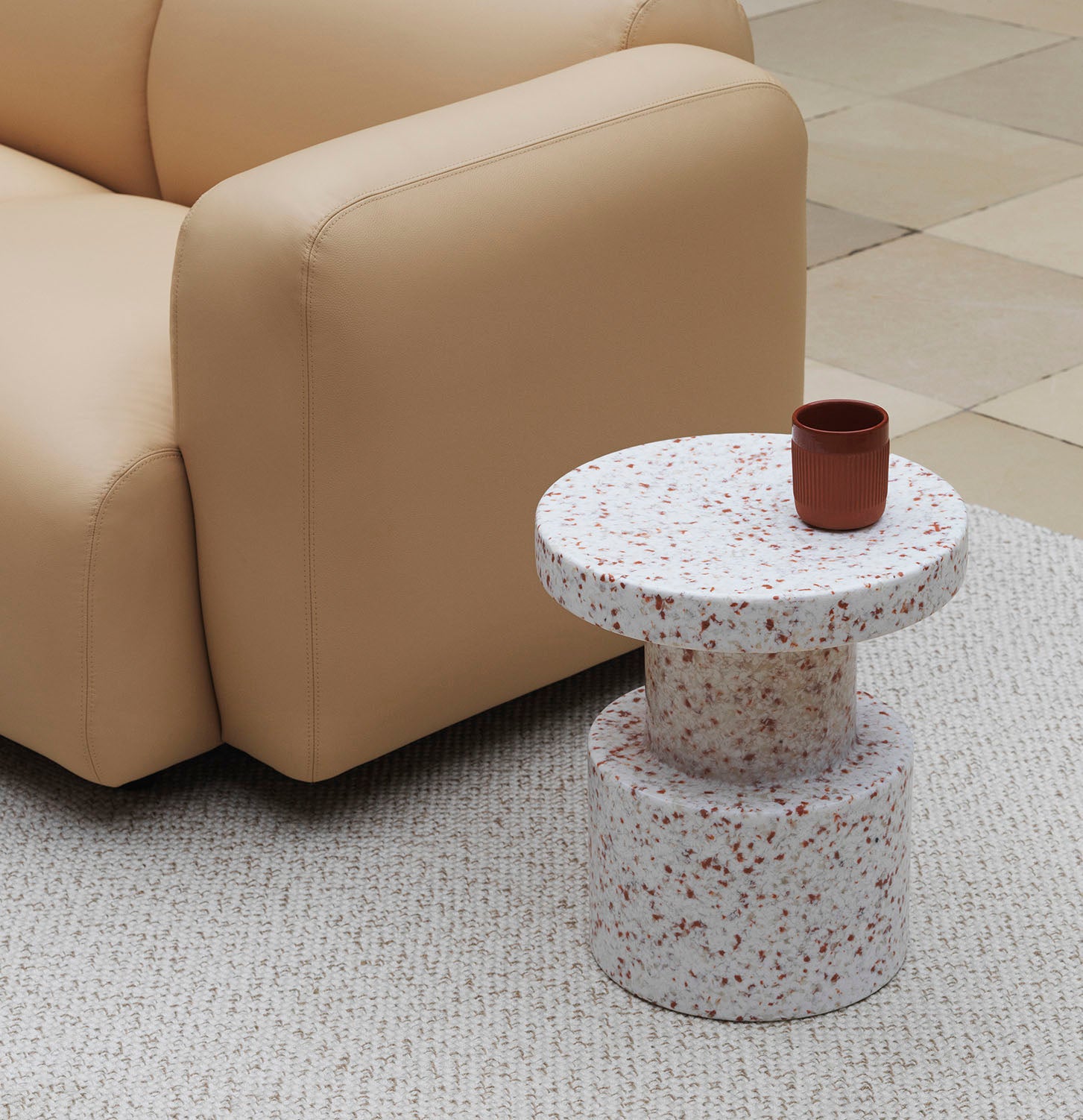 Normann Copenhagen Bit Stool White Multi