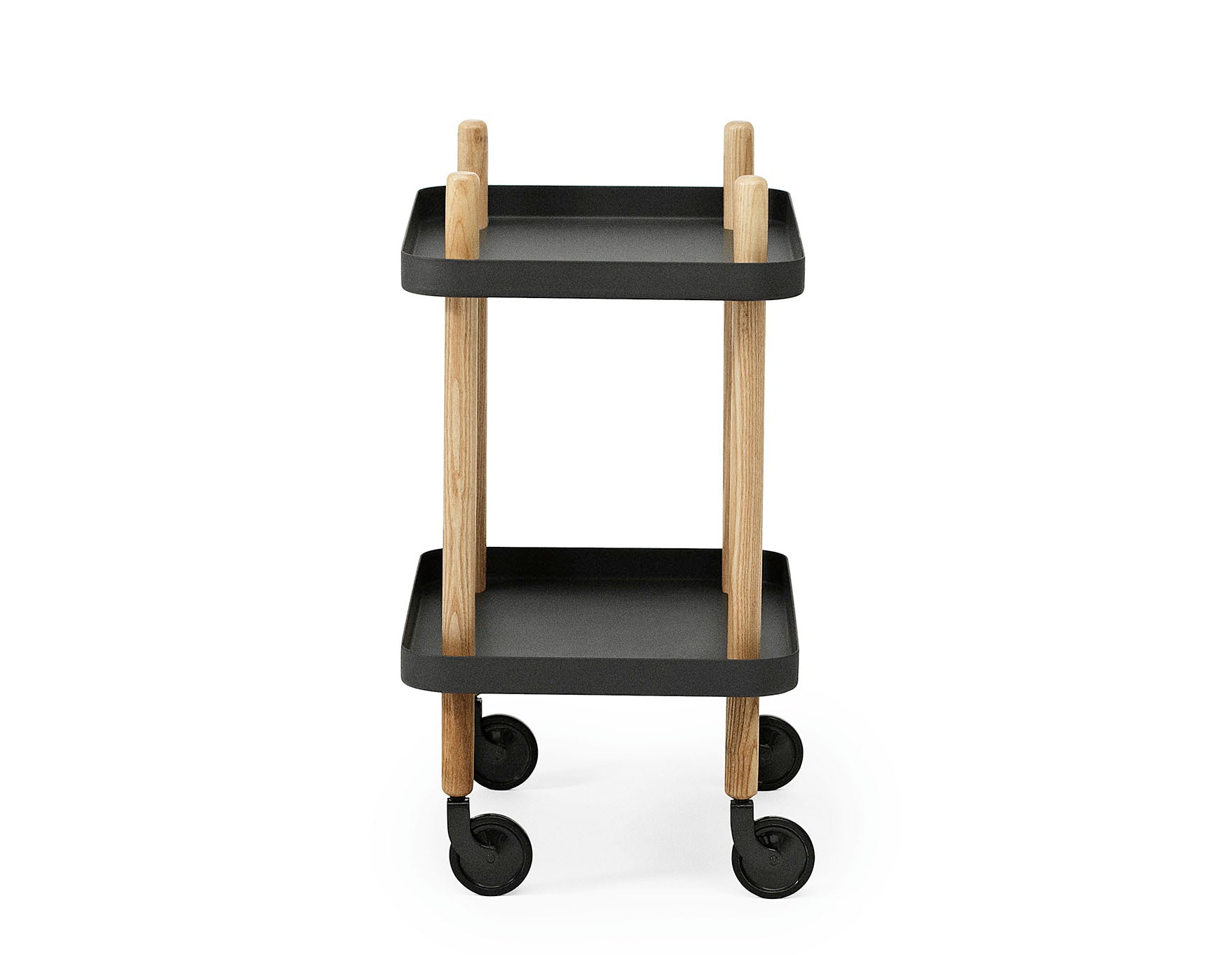 Normann Copenhagen Block Table Black Side VIew