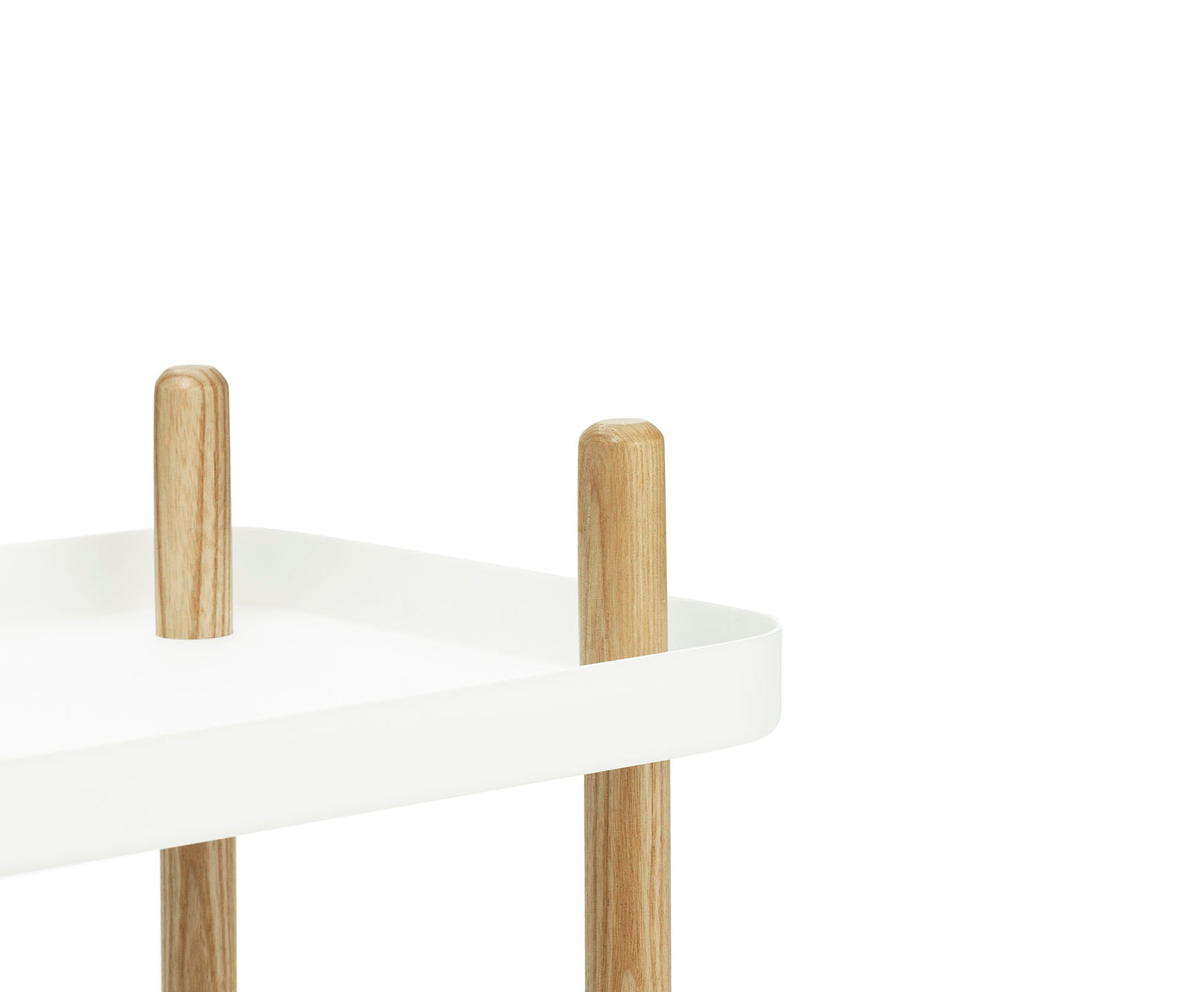 Normann Copenhagen Block Table White Close Up