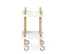 Normann Copenhagen Block Table White Side View