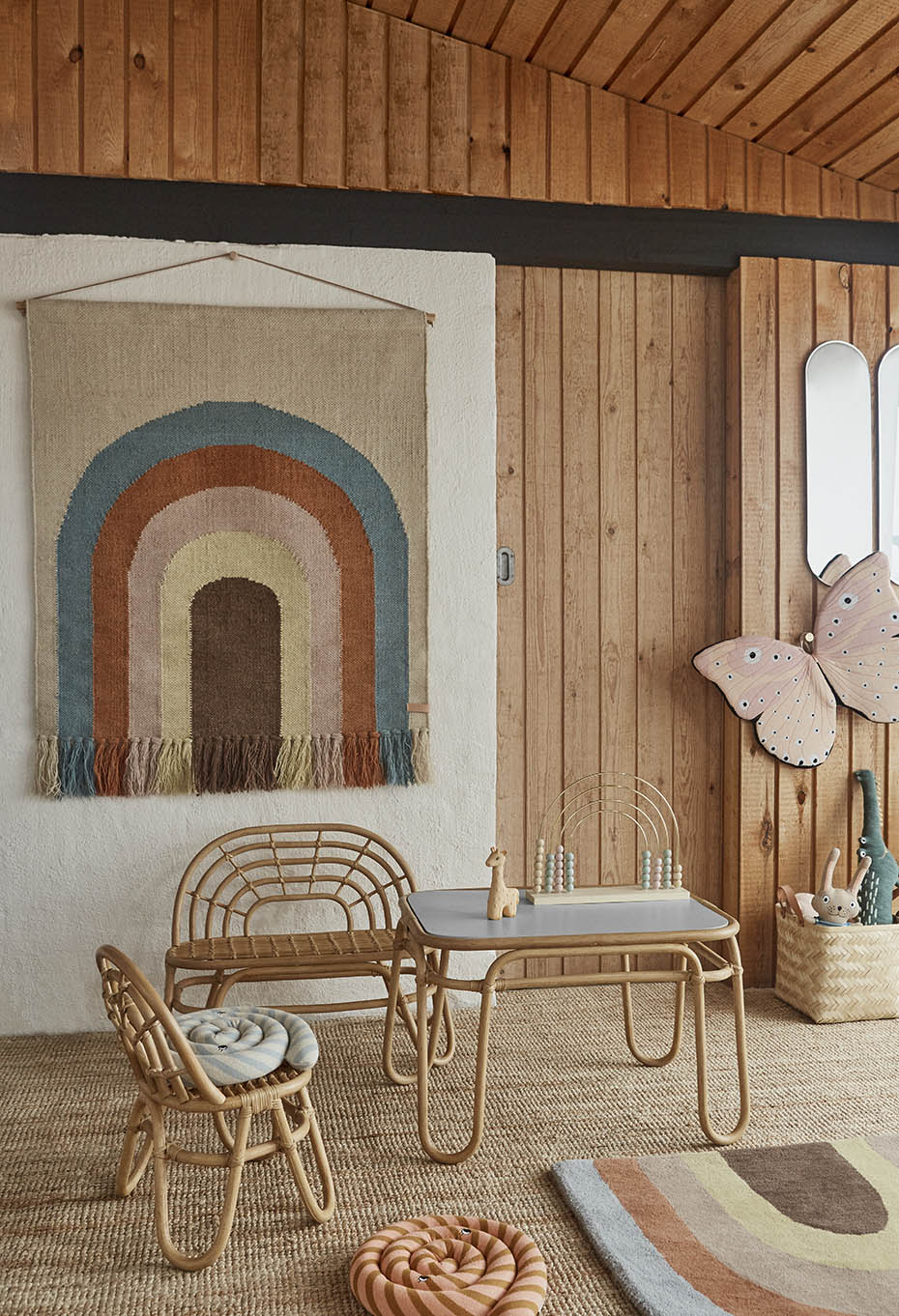 OYOY Follow the Rainbow Wall Rug