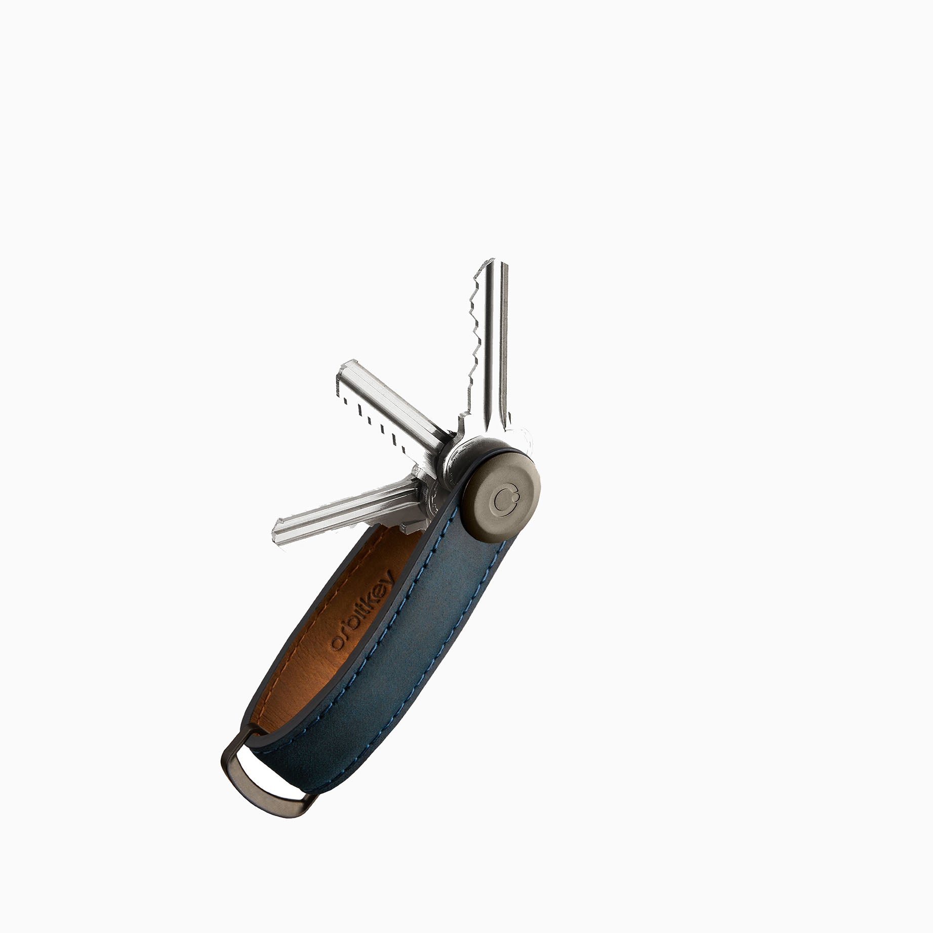 Orbitkey Crazy Horse Leather Marine Blue