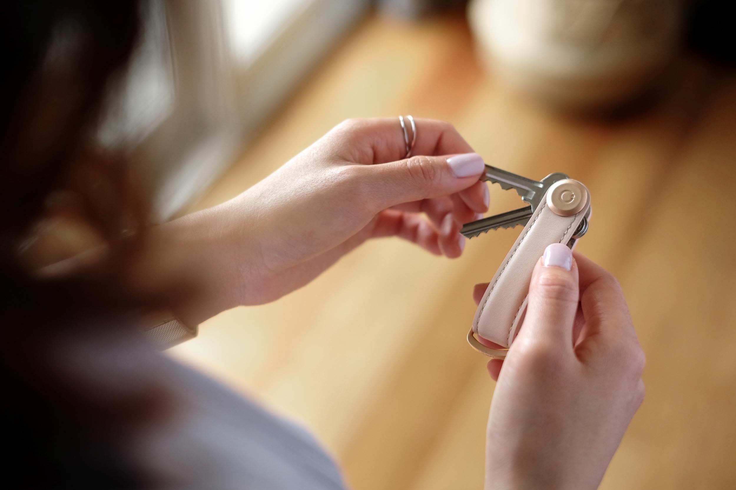 Orbitkey Leather Blush