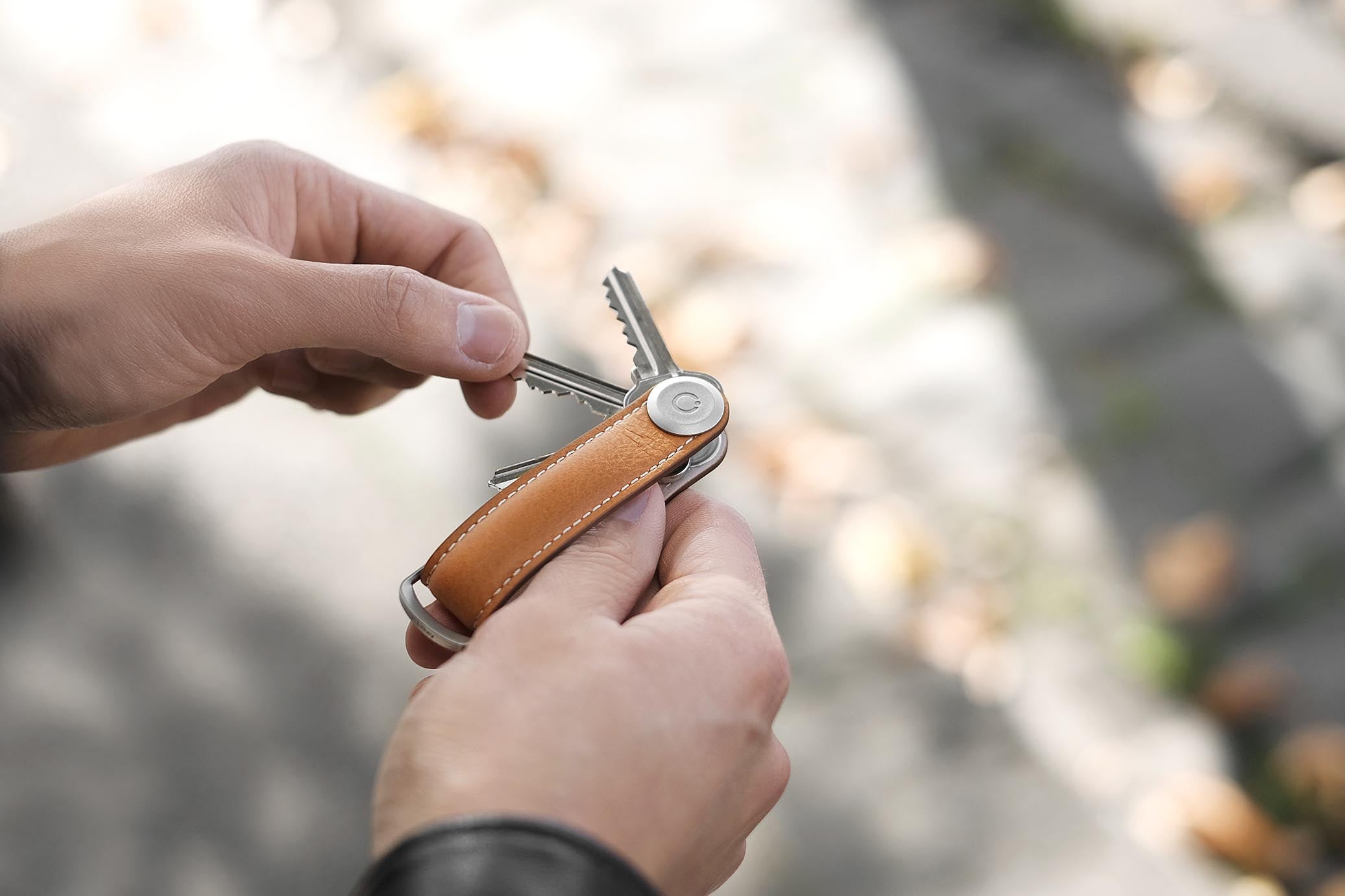 Orbitkey Leather Tan