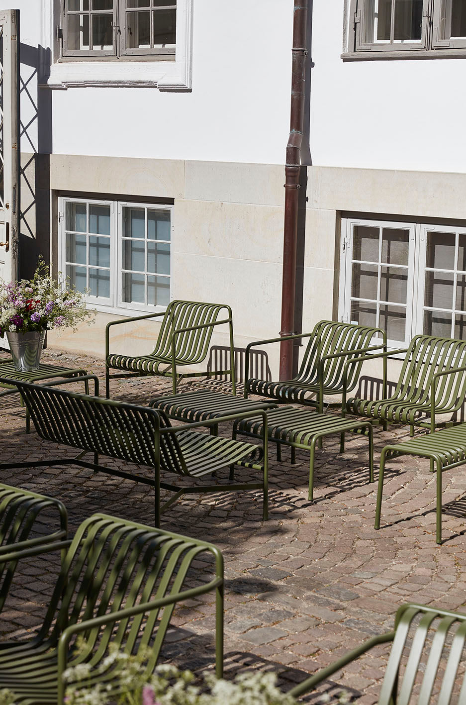 HAY Palissade Lounge Sofa Olive