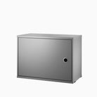 String Cabinet with Sliding Doors 58cm Grey