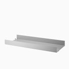 String Metal Shelf High Edge 78cm Grey