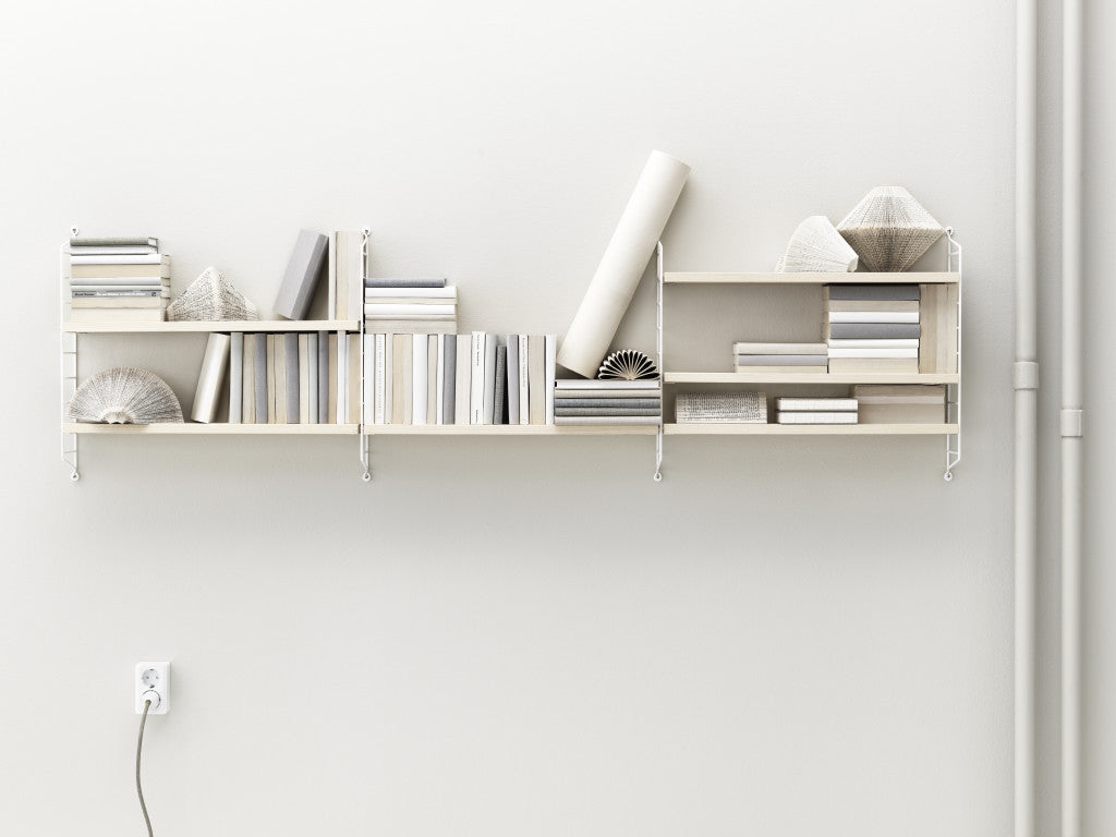 String Pocket White and Ash Display